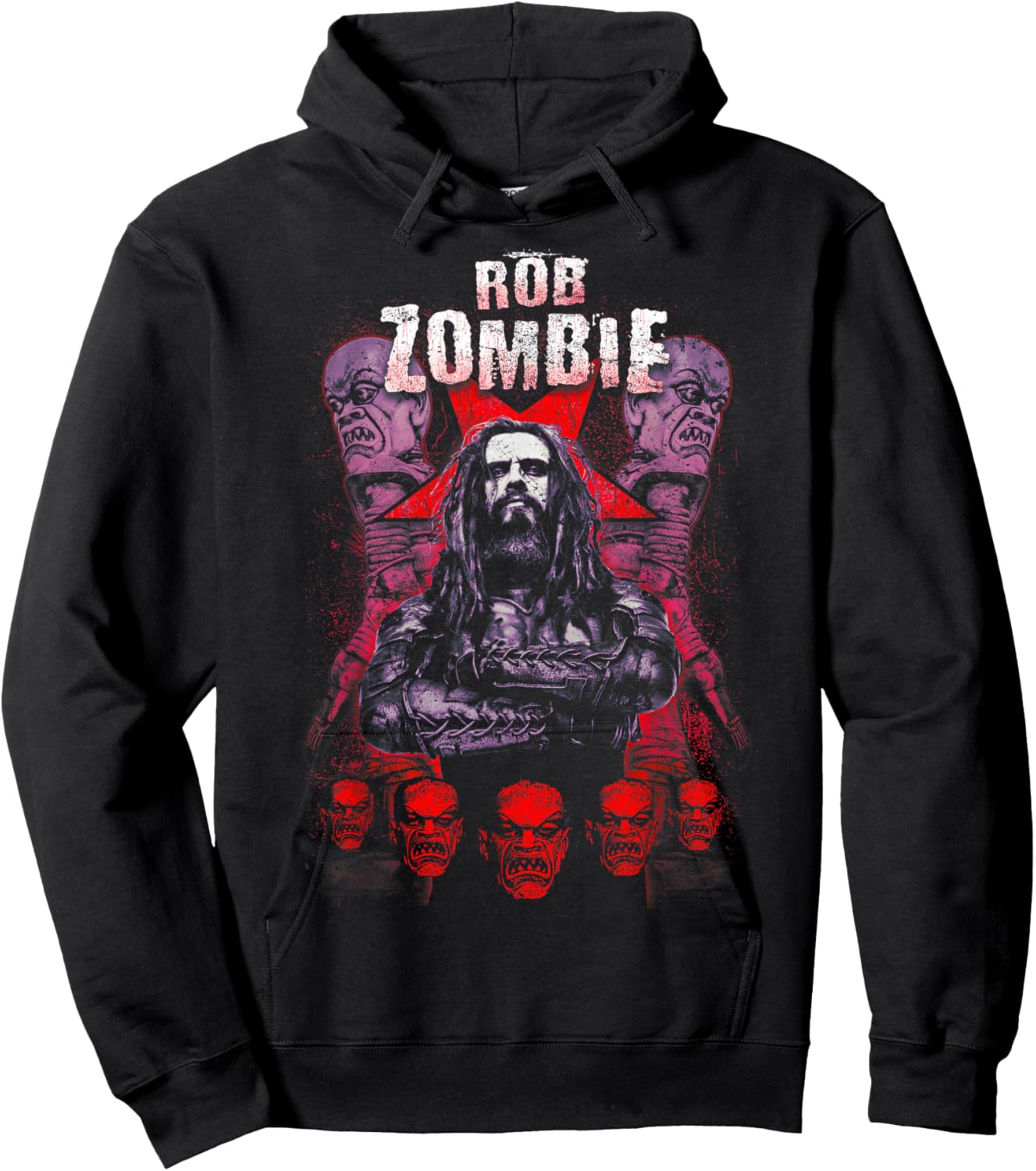 Rob Zombie Army Of Robots Hoodie - Hoodie | Black