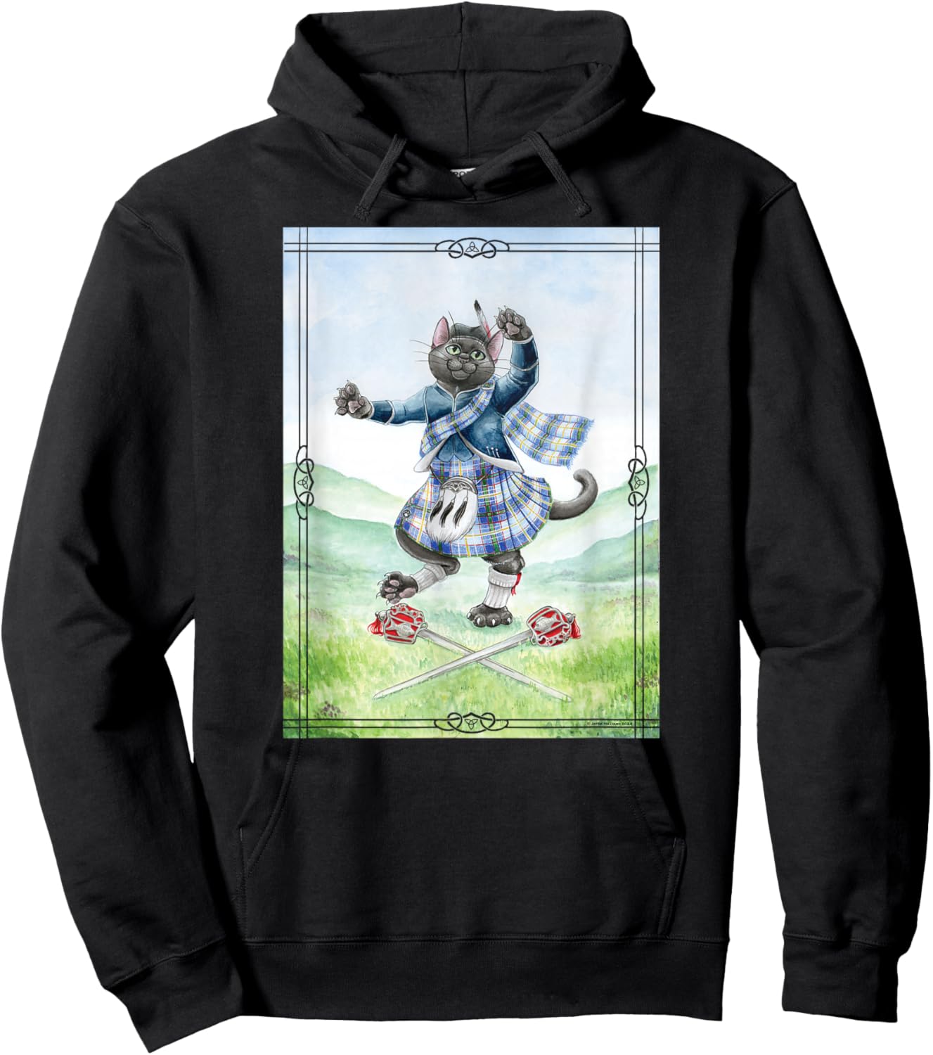 Veggie Dances the Ghillie Callum Hoodie - Hoodie | Black