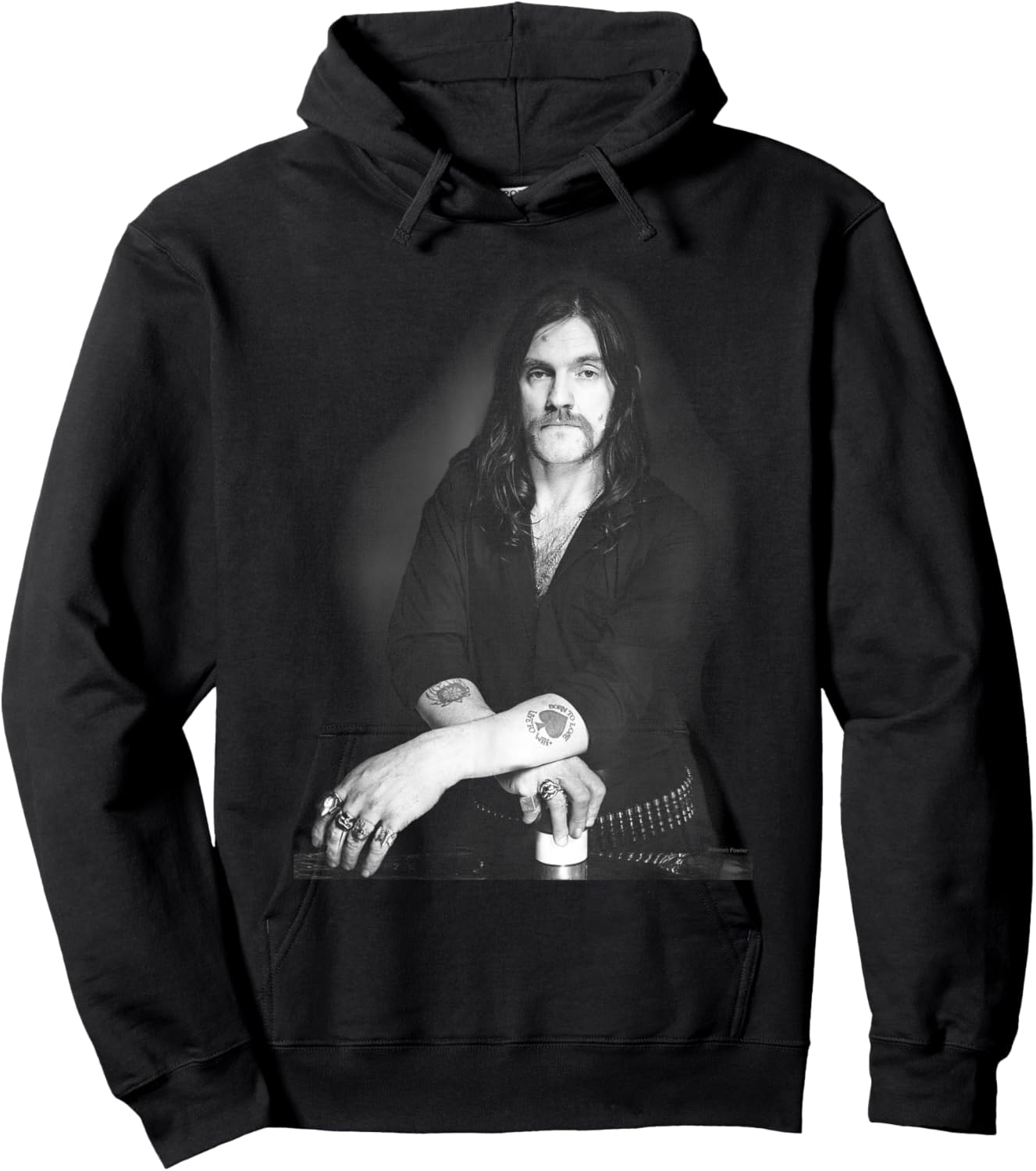 Motorhead Frontman Lemmy Kilmister By Simon Fowler Hoodie - Hoodie | Black