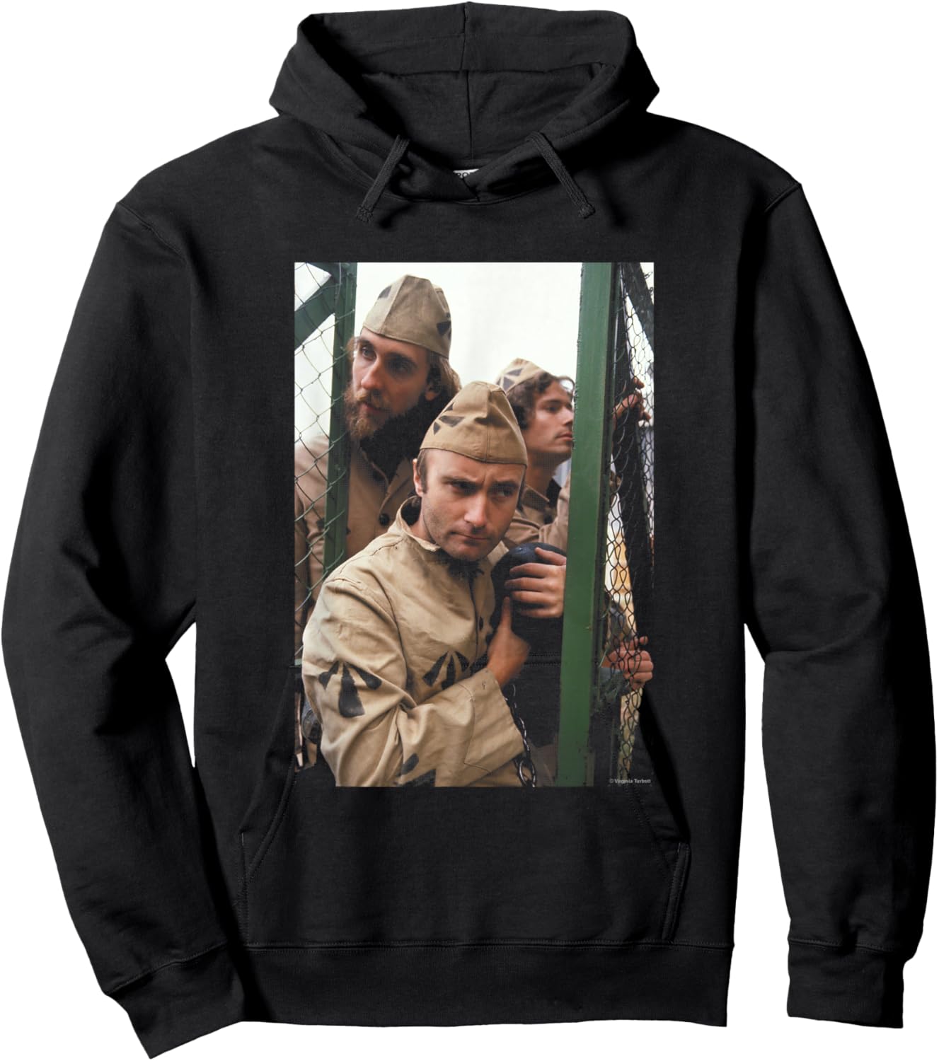 Phil Collins Of Genesis Shoot By Virgina Turbett Hoodie - Hoodie | Black