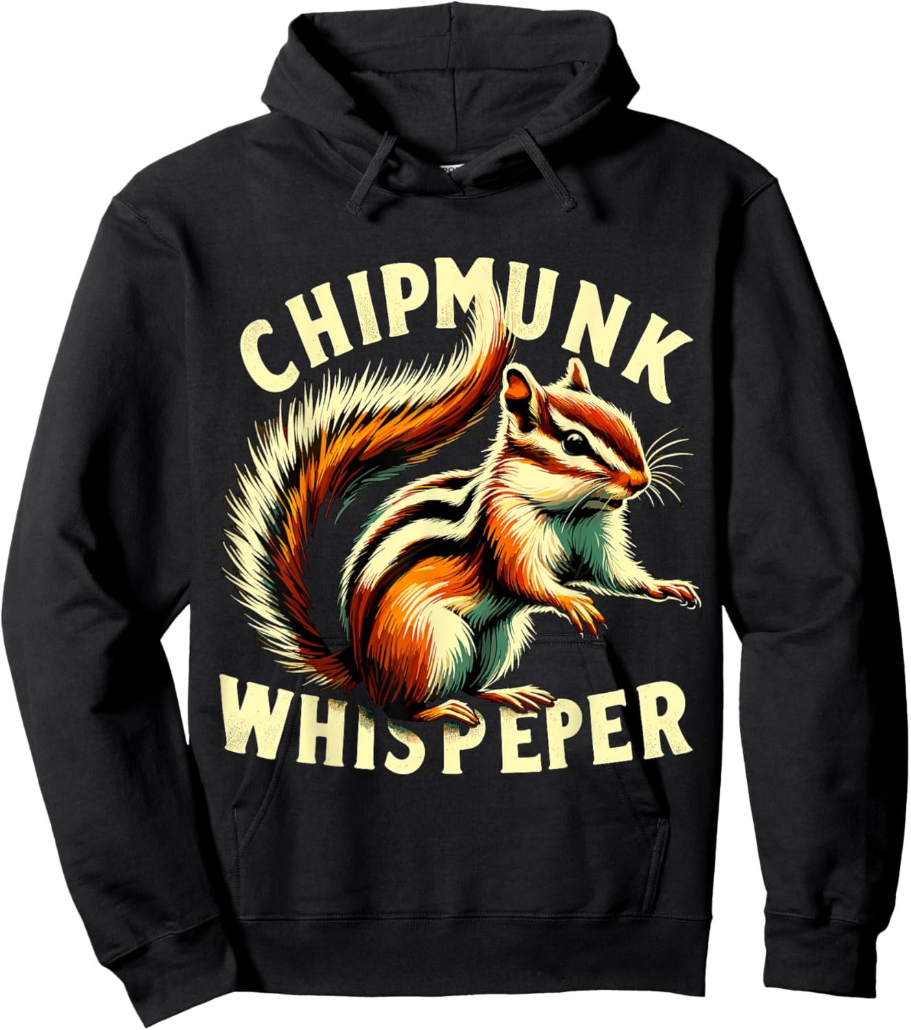 Chipmunk Whisperer Hoodie - Hoodie | Black