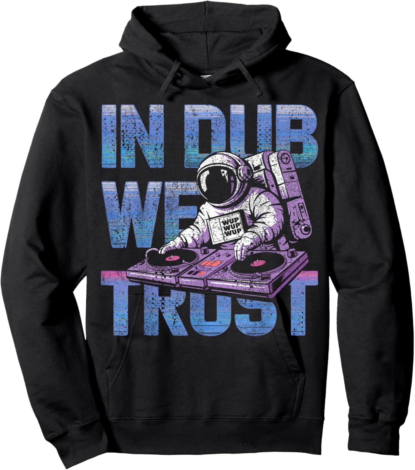 Dubstep In Dub We Trust Electronic Music Hoodie - Hoodie | Black