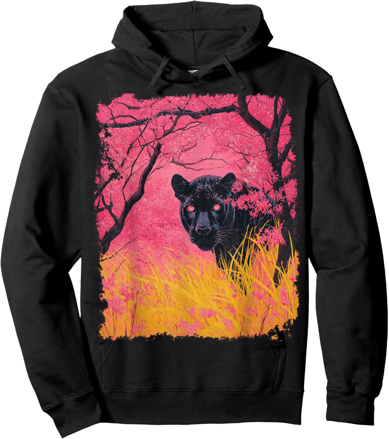 Pink Panther Black Hoodie - Hoodie | Black