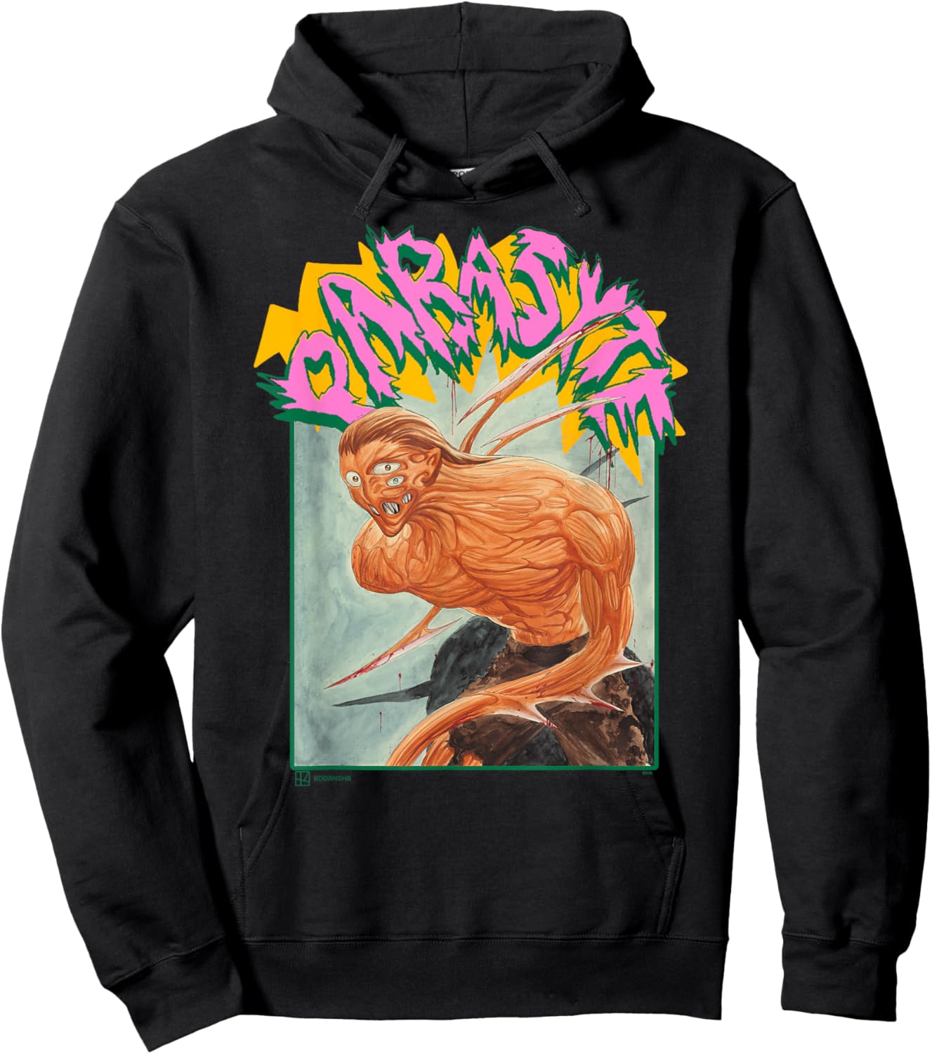 Ripple Junction x Parasyte Gotou Monster Form Jumbo Print Hoodie - Hoodie | Black