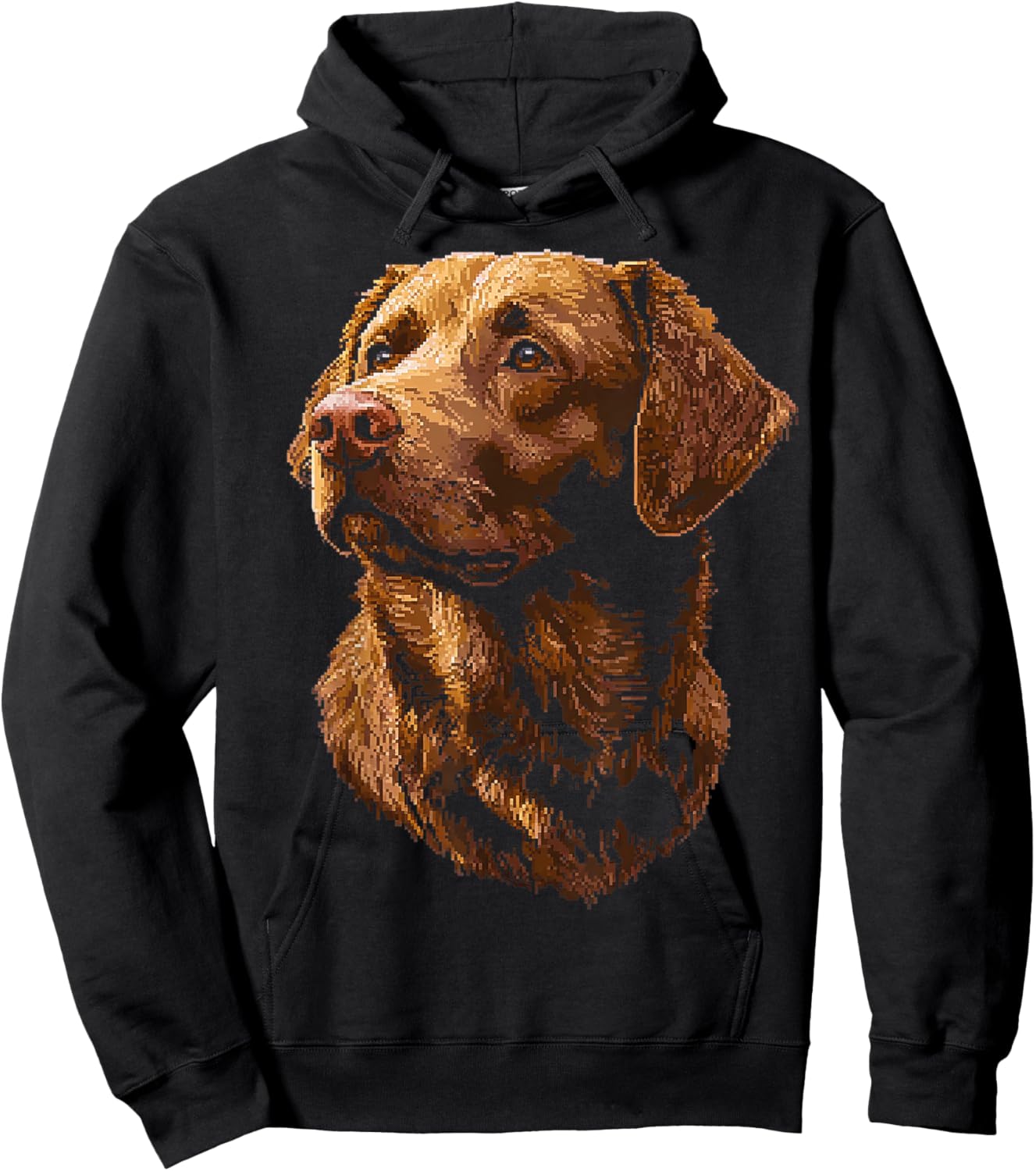 Chesapeake Bay Retriever Dog Graphic Pet Artwork Men Women Kids Hoodie - Hoodie | Black