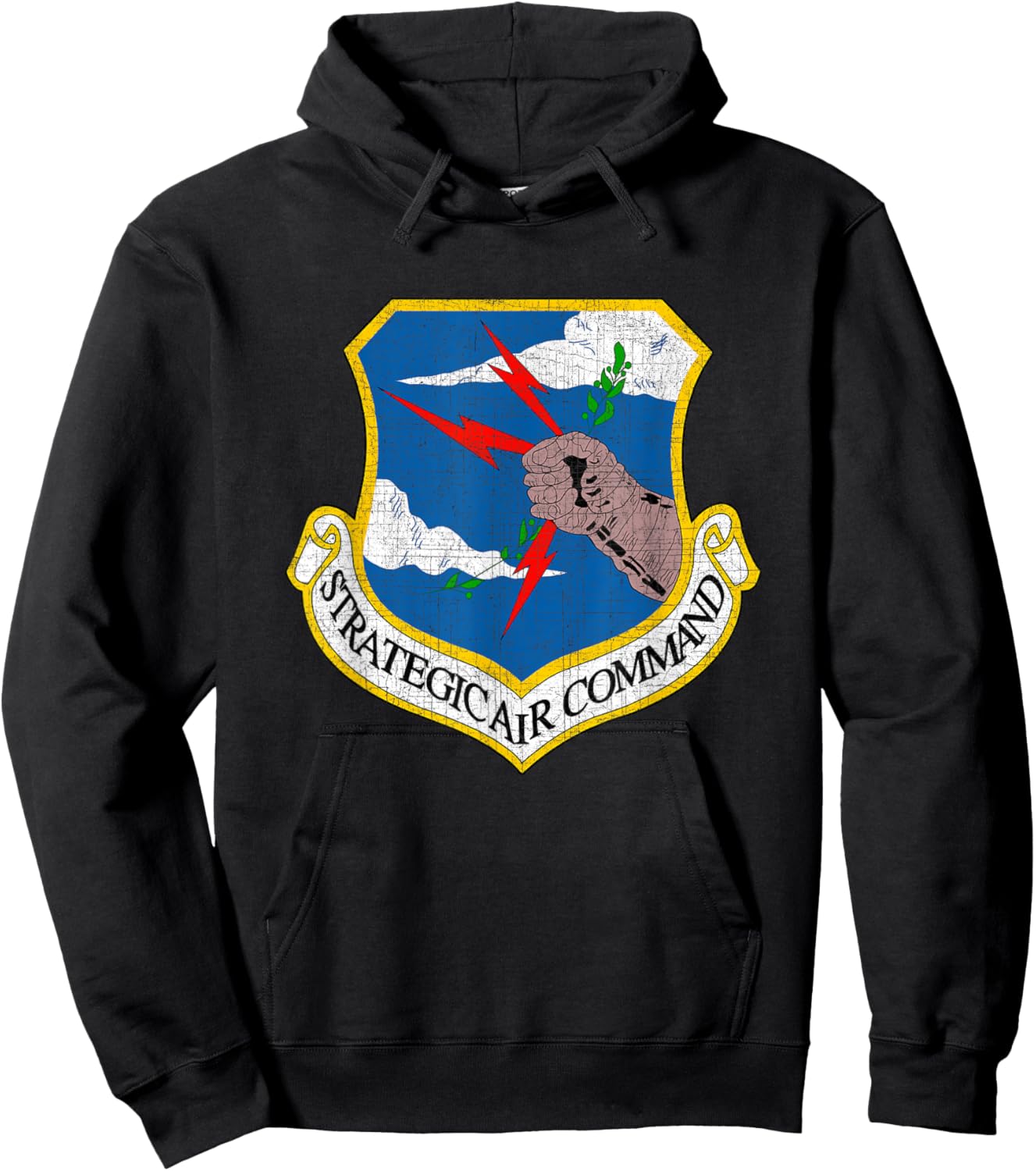 U.S.A.F Strategic Air Command SAC Veteran Vintage Gifts Hoodie - Hoodie | Black