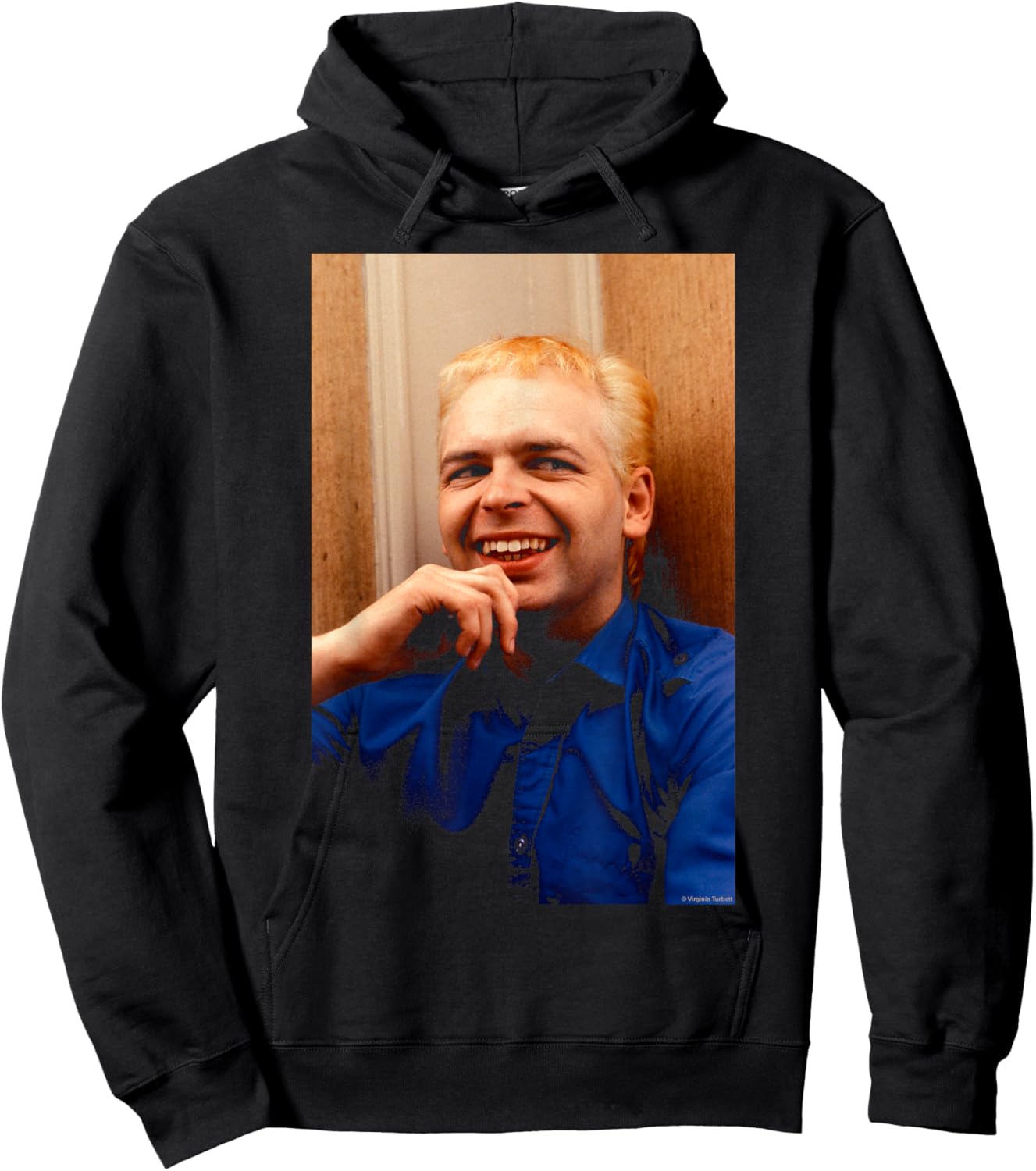 New Wave Artist Gary Numan By Virgina Turbett Hoodie - Hoodie | Black