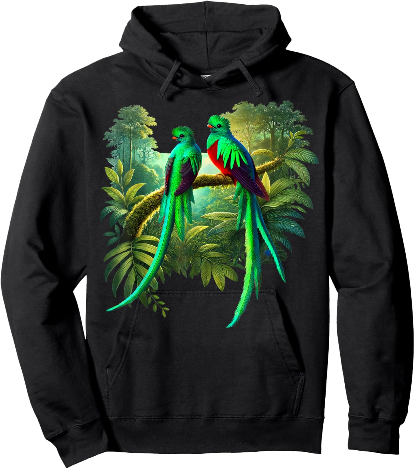 Quetzal Guatemala Chapin Antigua Tikal Tradicional Maya 502 Hoodie - Hoodie | Black