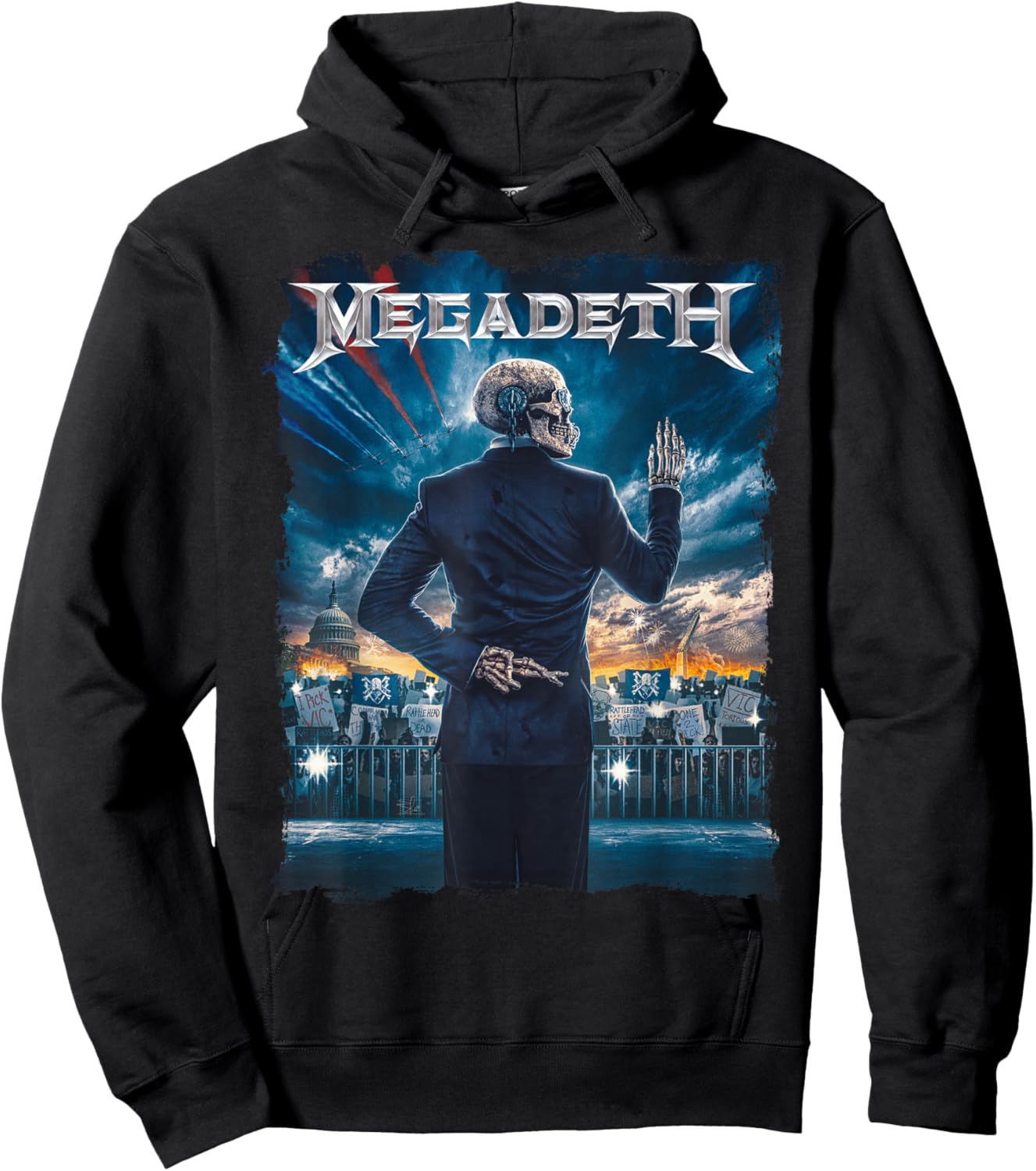 Megadeth - Vic Rally Hoodie - Hoodie | Black