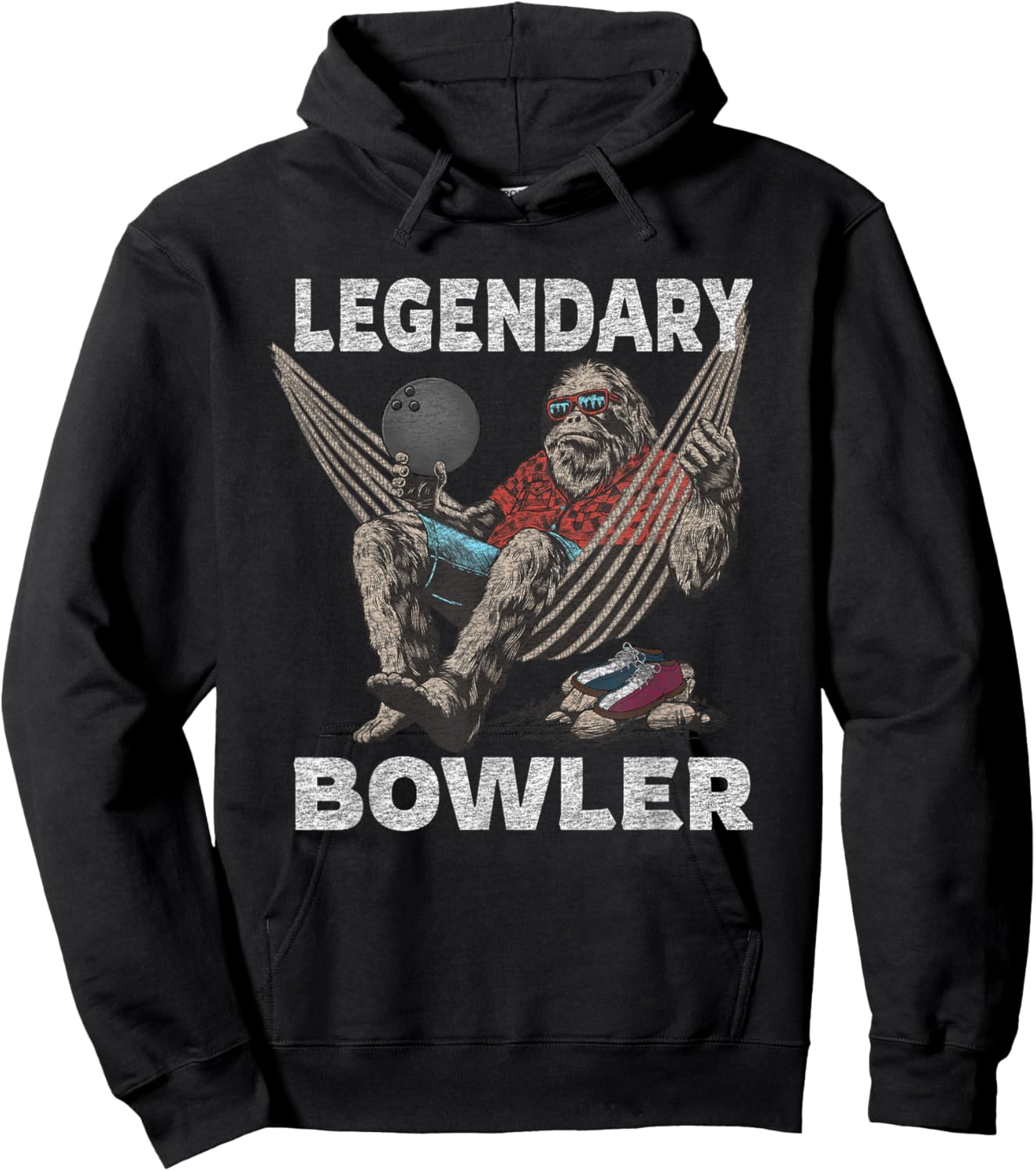 Funny Bowling Bowler Legendary Saying Hoodie - Hoodie | Black