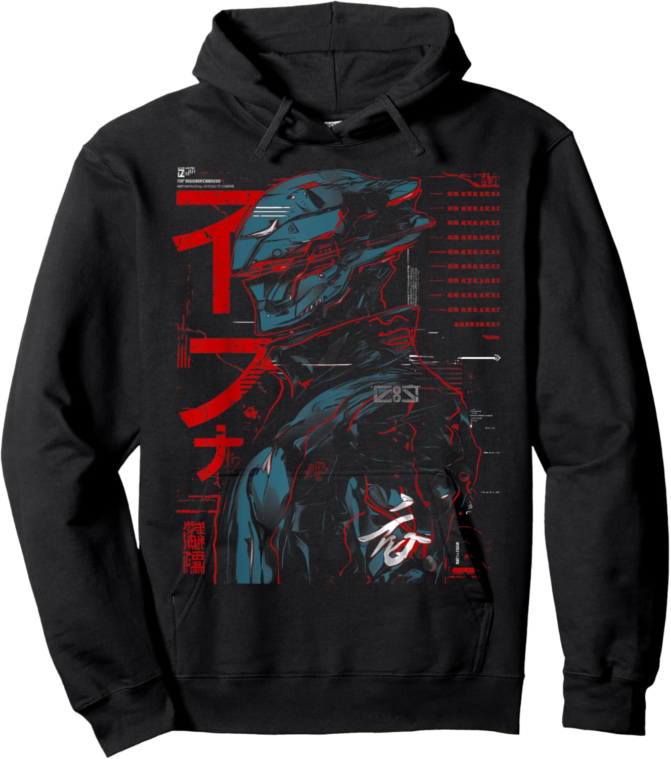 Futuristic Techwear Japanese Cyberpunk Harajuku Anime Manga Hoodie - Hoodie | Black