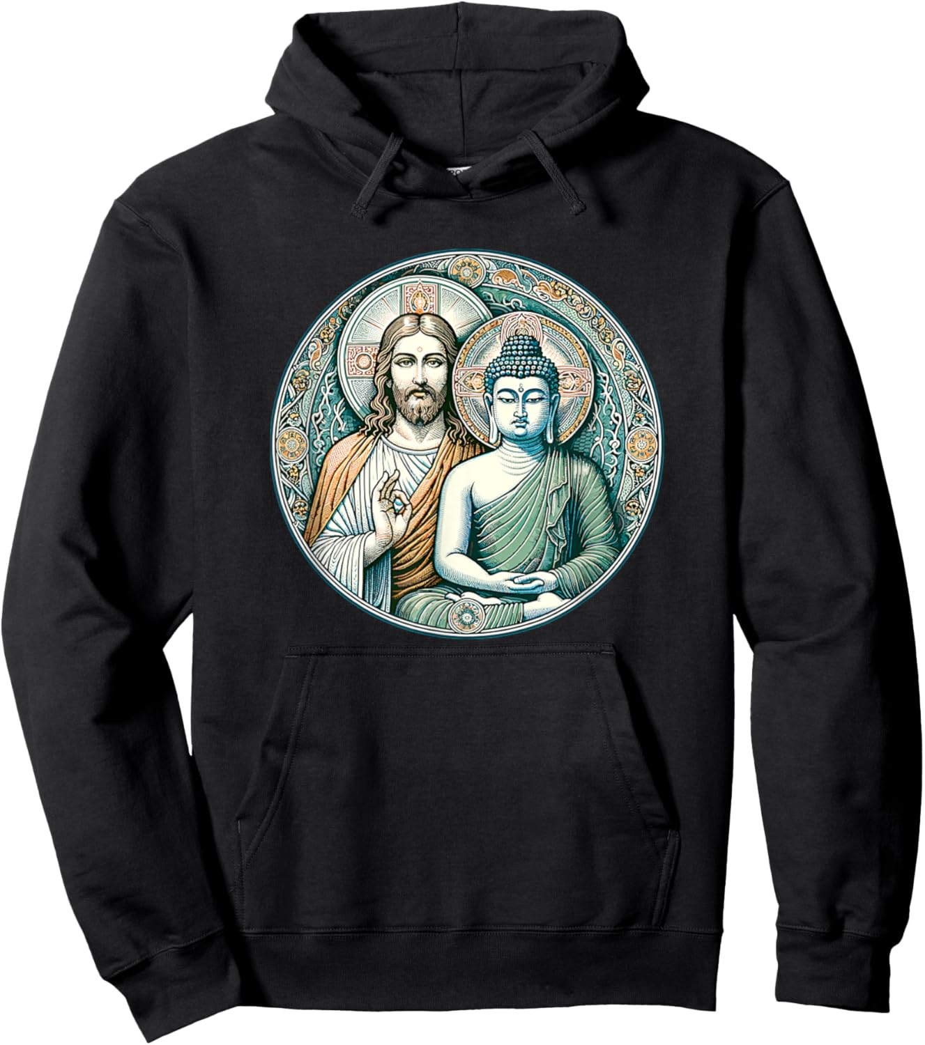 T-Shirt Hoodie - Hoodie | Black