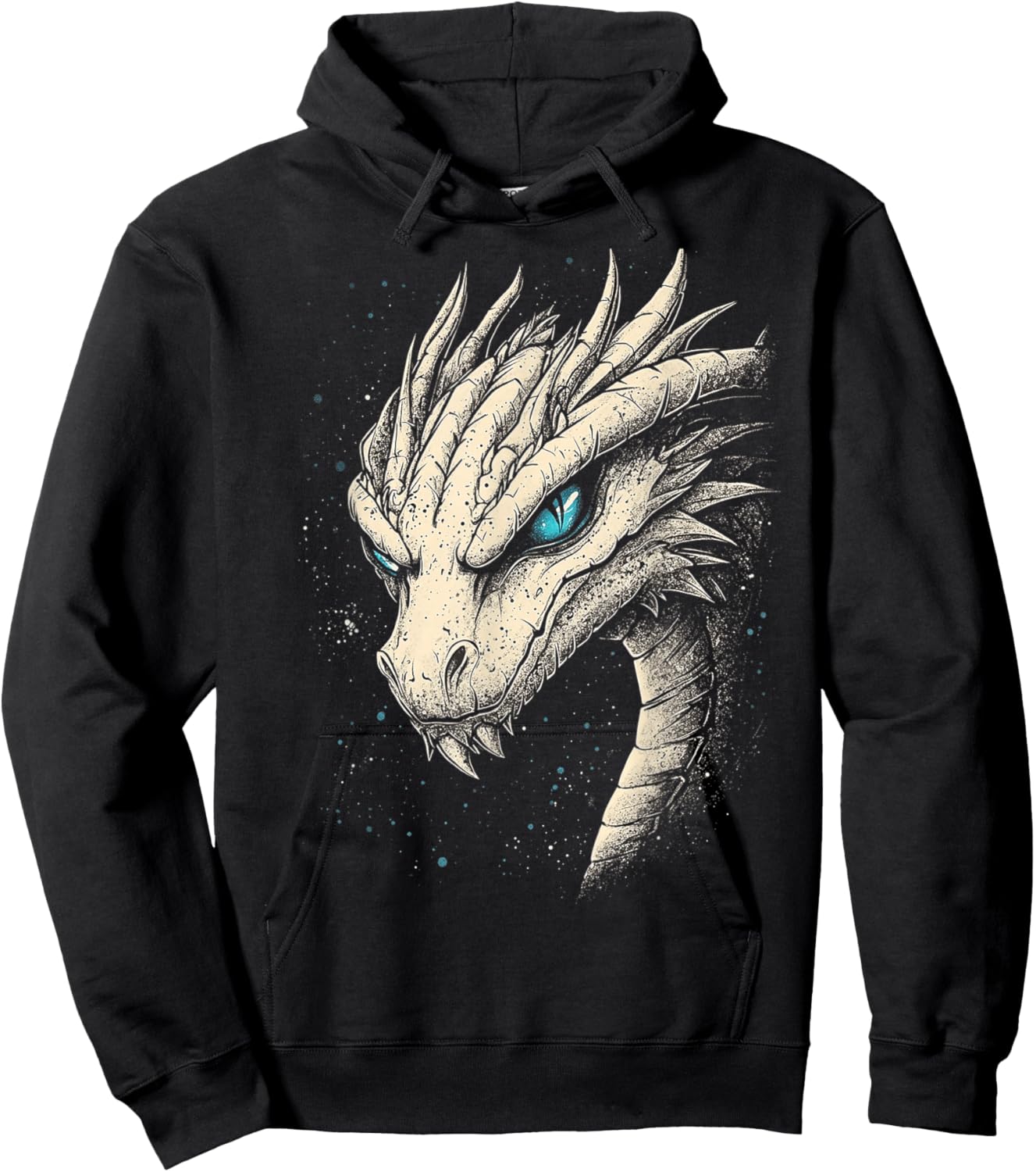 Wyrm Dragon Graphic Mythical Artwork Wyrm Dragon Hoodie - Hoodie | Black