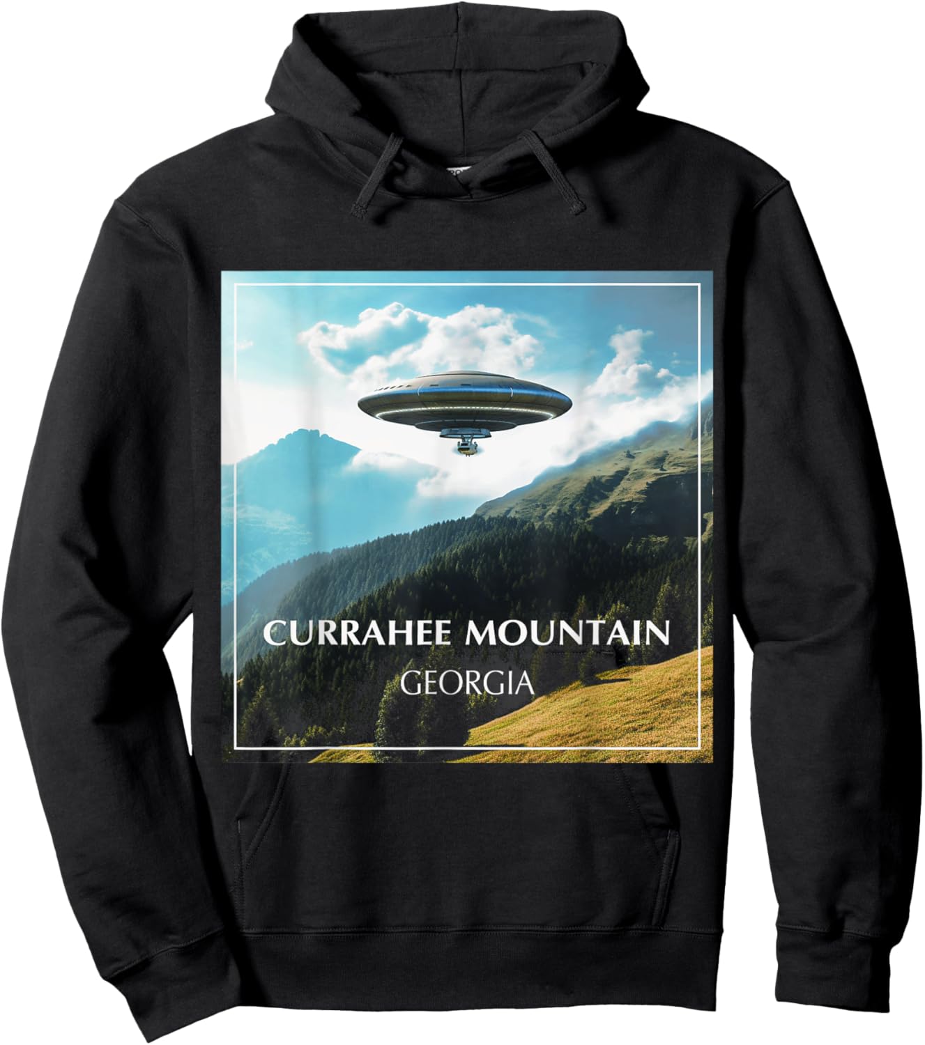 Currahee Mountain Georgia Hoodie - Hoodie | Black