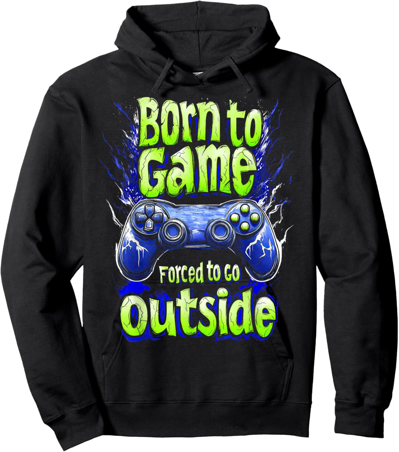 Funny Gaming for Kids Boys Teens Video Gamer Hoodie - Hoodie | Black