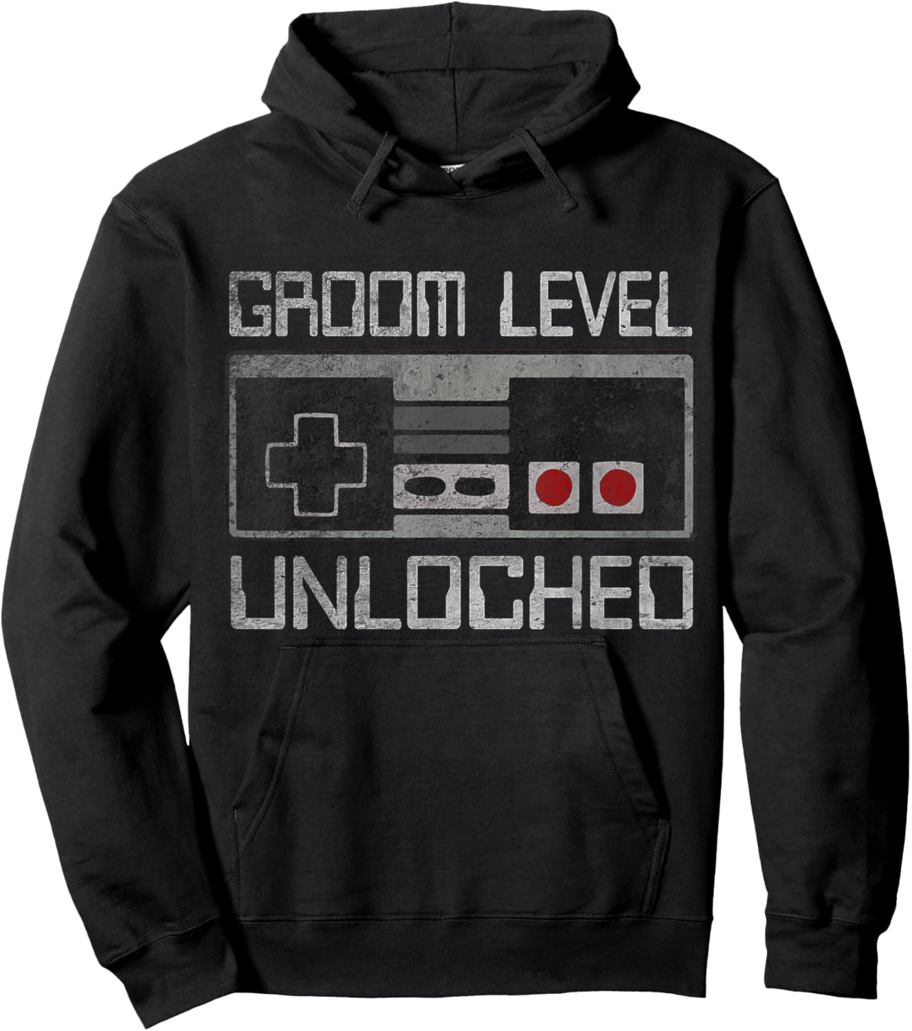 Groom Bachelor Party For Gamer Husband Wedding Groomsmen Hoodie - Hoodie | Black