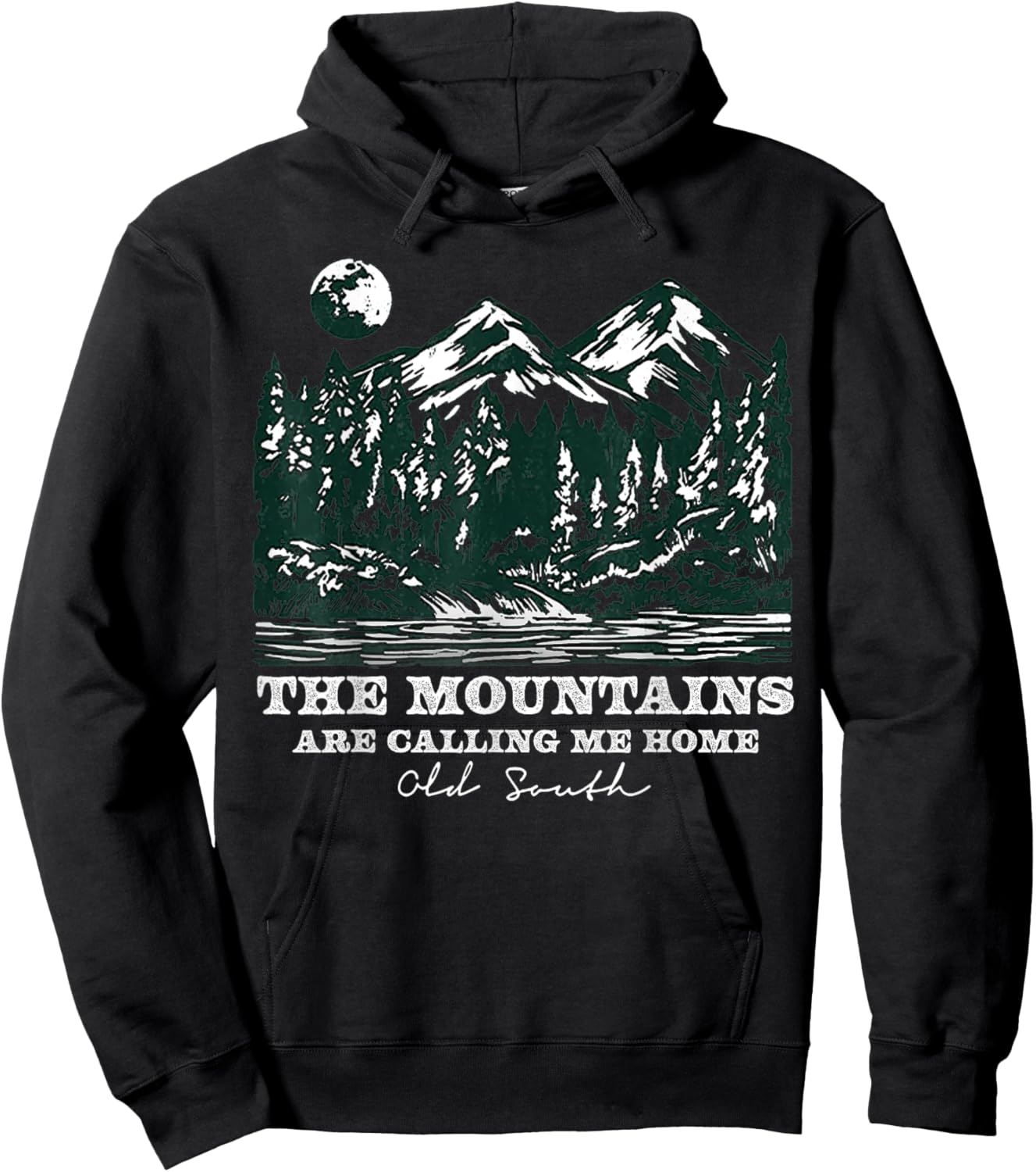 The Mountains Are Calling Me Home Hoodie - Hoodie | Black