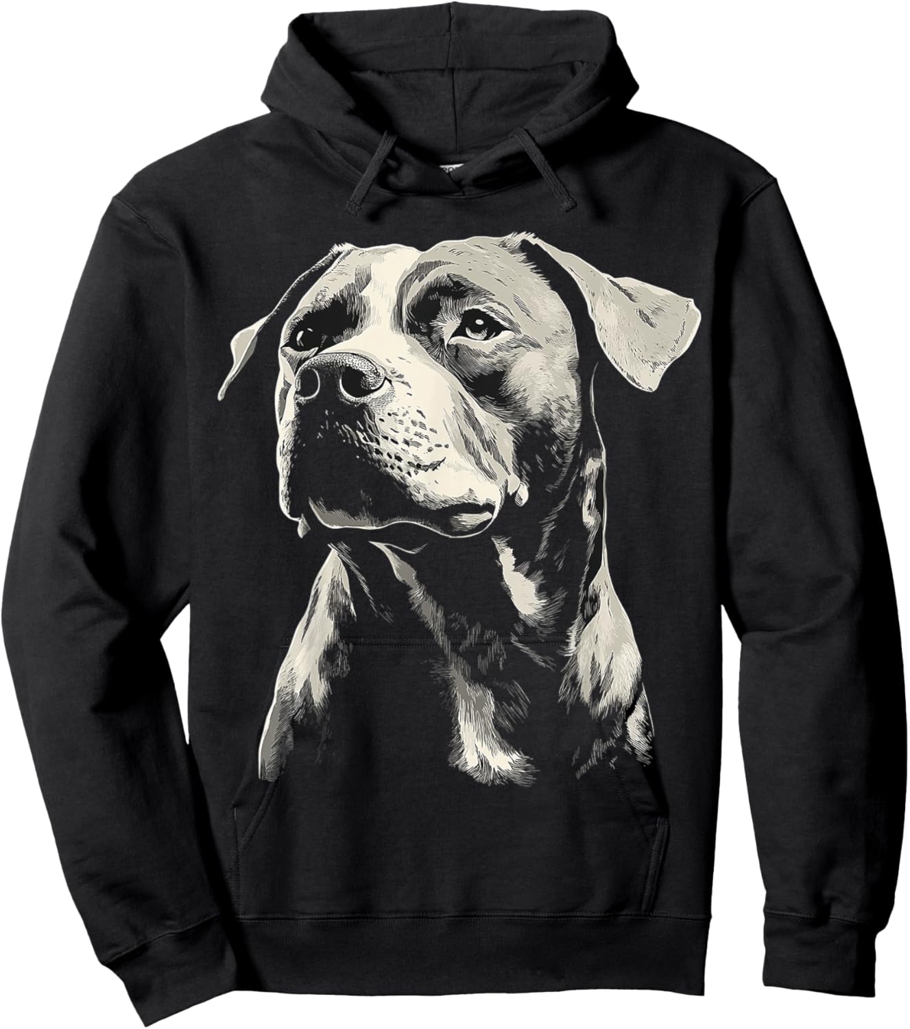 American Bully Dog Graphic Pet Art American Bully Hoodie - Hoodie | Black
