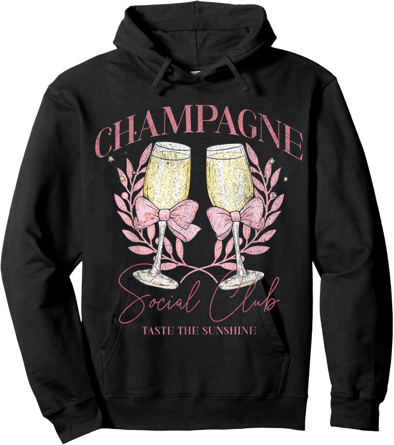 Champagne Social Club Taste The Sunshine Hoodie - Hoodie | Black
