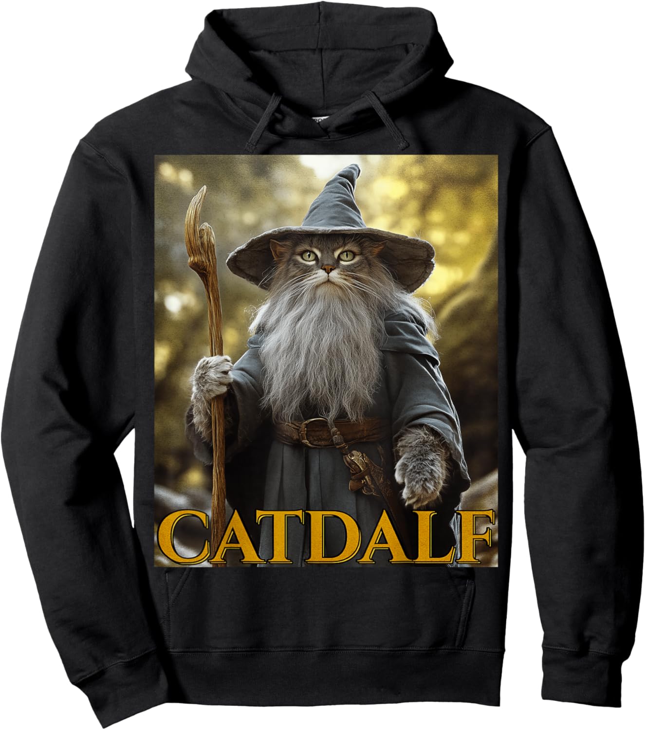Catdalf Hoodie - Hoodie | Black