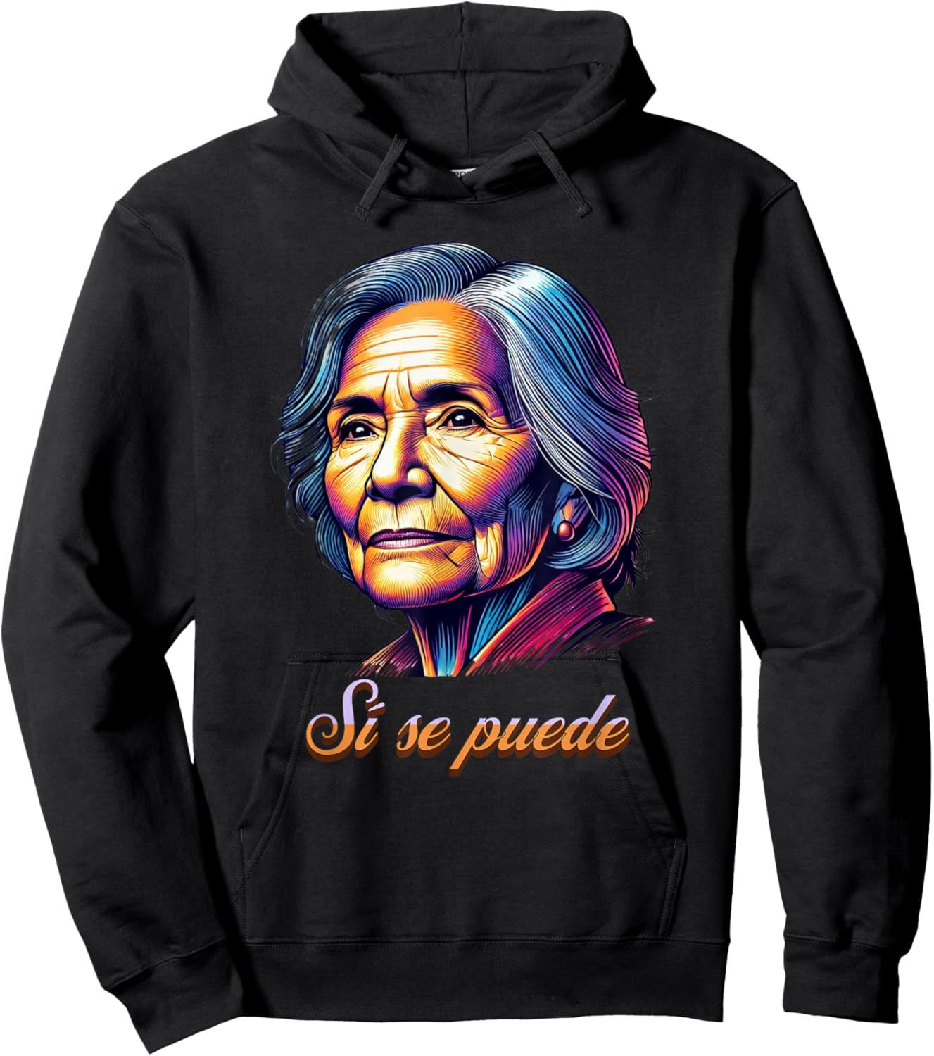Sí se puede - Dolores Huerta Inspired Design Hoodie - Hoodie | Black