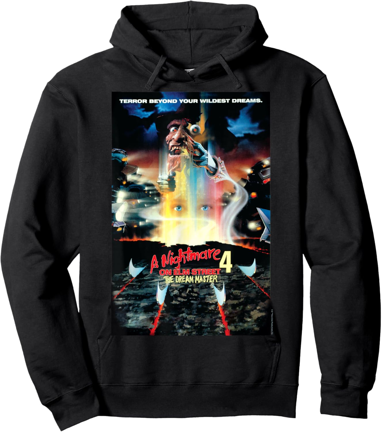 Nightmare on Elm Street Films - Movie Dream Master 4 Black Hoodie - Hoodie | Black