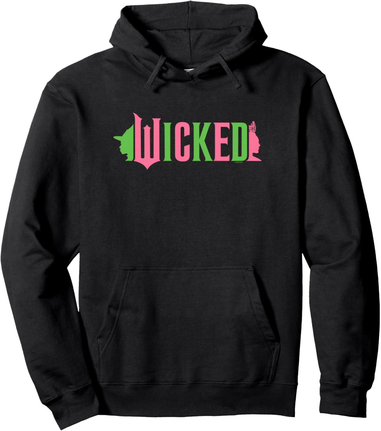 Wicked Pink & Green Hoodie - Hoodie | Black