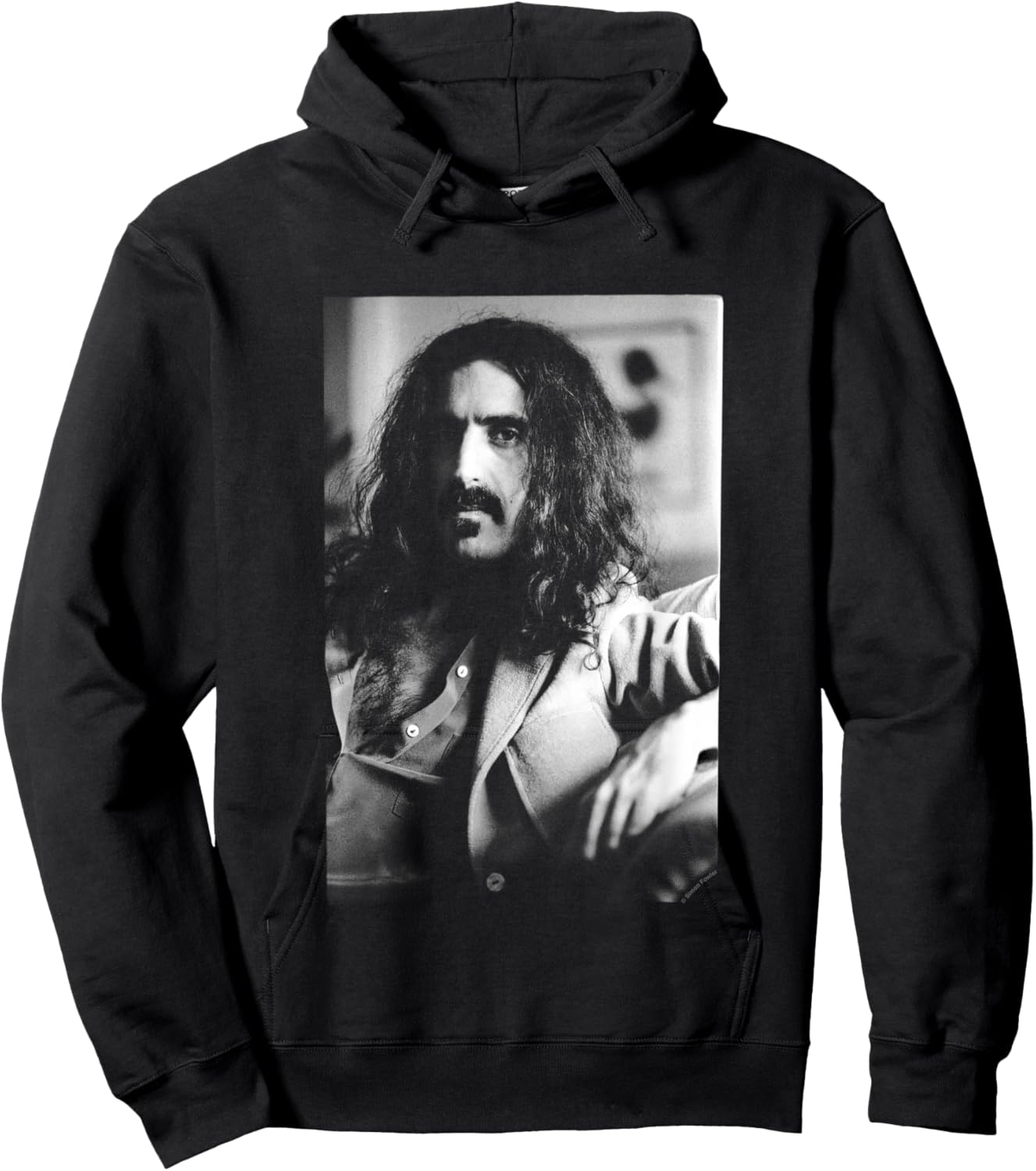 Frank Zappa London Photo Shoot by Simon Fowler Hoodie - Hoodie | Black
