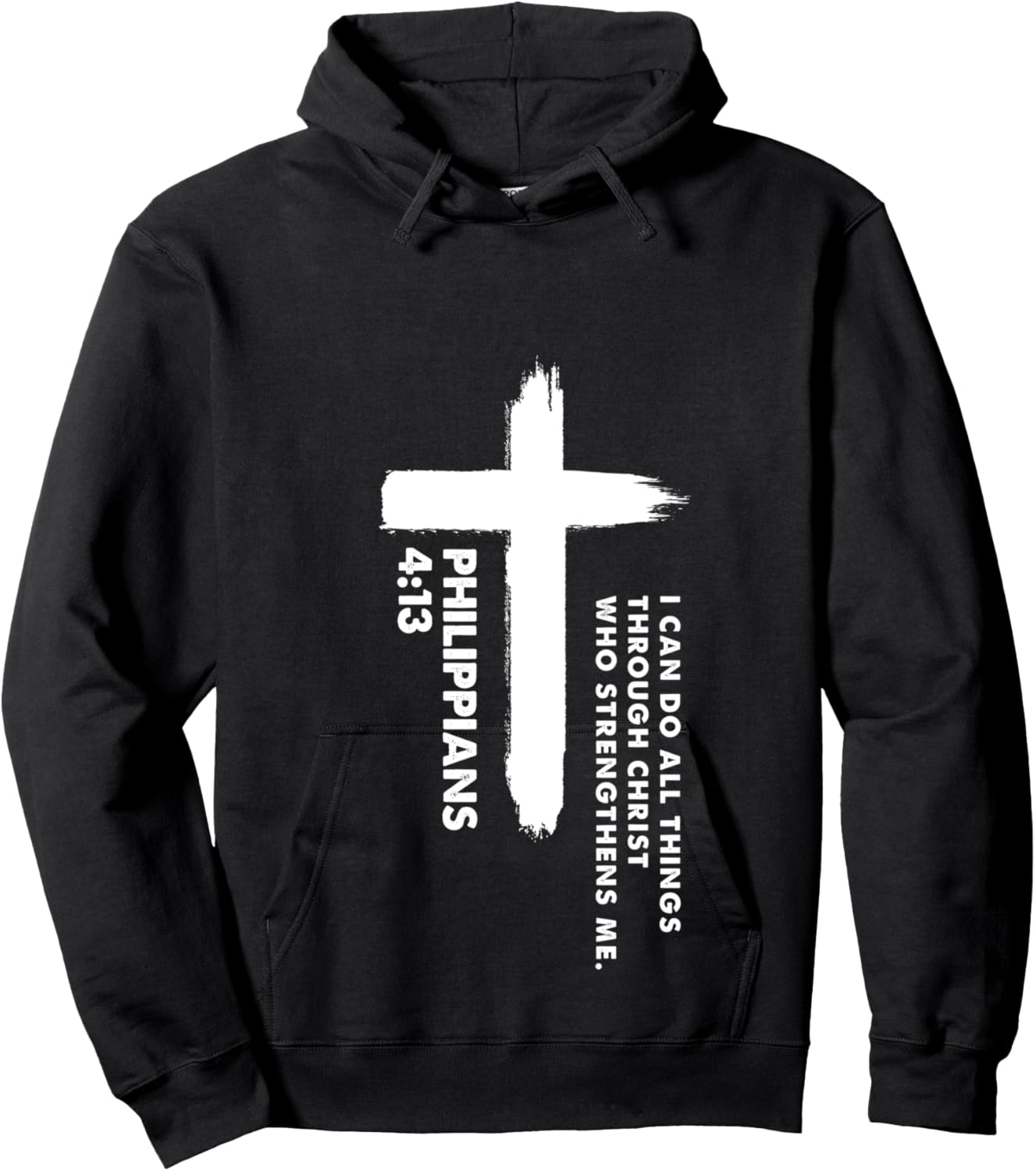 I Can Do All Things Through Christ Hoodie - Hoodie | Black