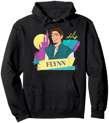 Disney Tangled Retro ’90s Couples Matching His Flynn Rider Hoodie - Hoodie | Black