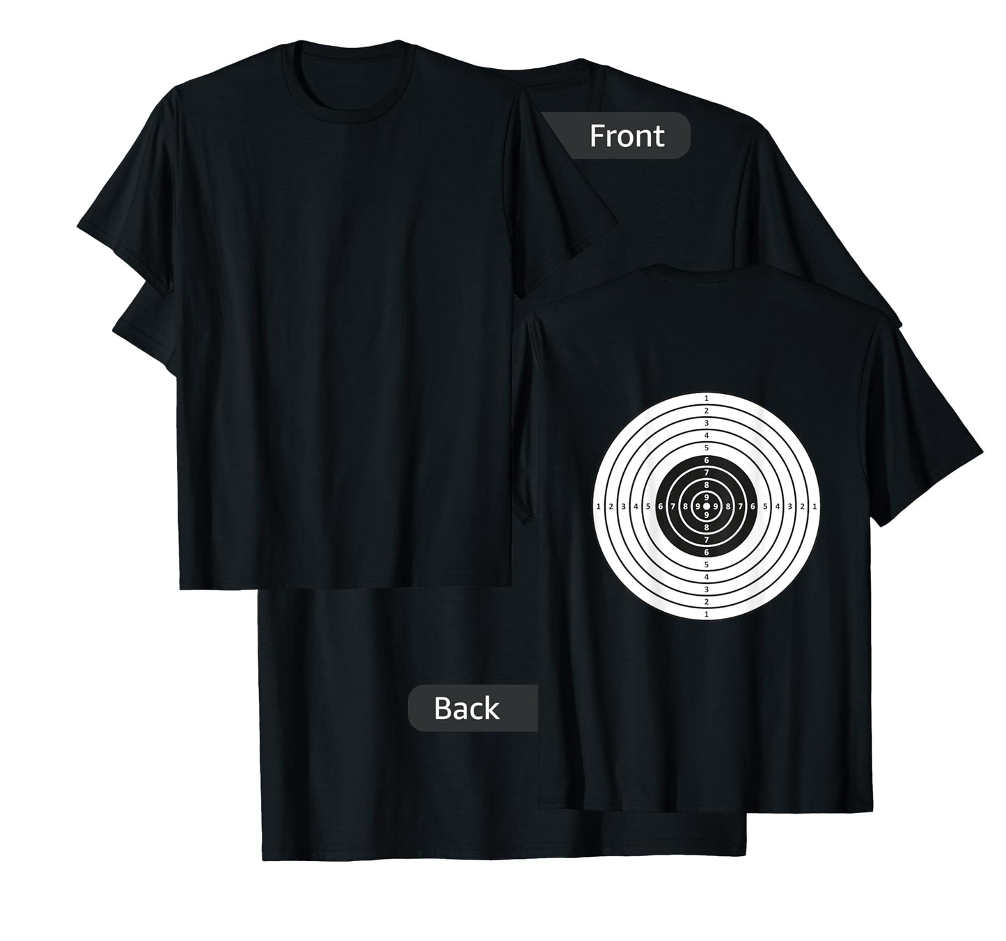 (Target on BACK, front is blank) Target on My Back T-Shirt