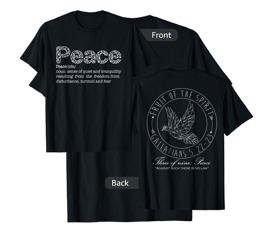 Christian Graphic T-Shirt Peace