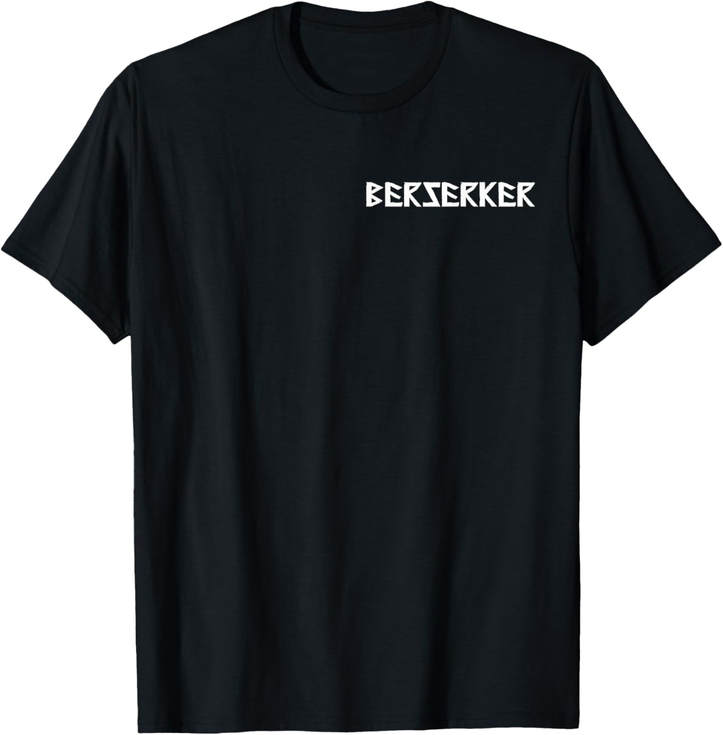 Berserker - Berserk subtle lettering for everyday use Viking T-Shirt - T-Shirt | Black