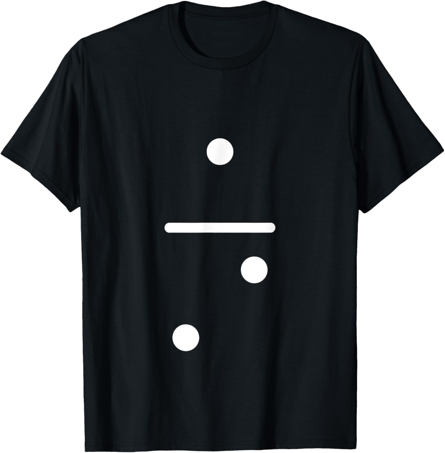 Domino Game 1 2 Dots Matching Halloween Group Costume T-Shirt - T-Shirt | Black