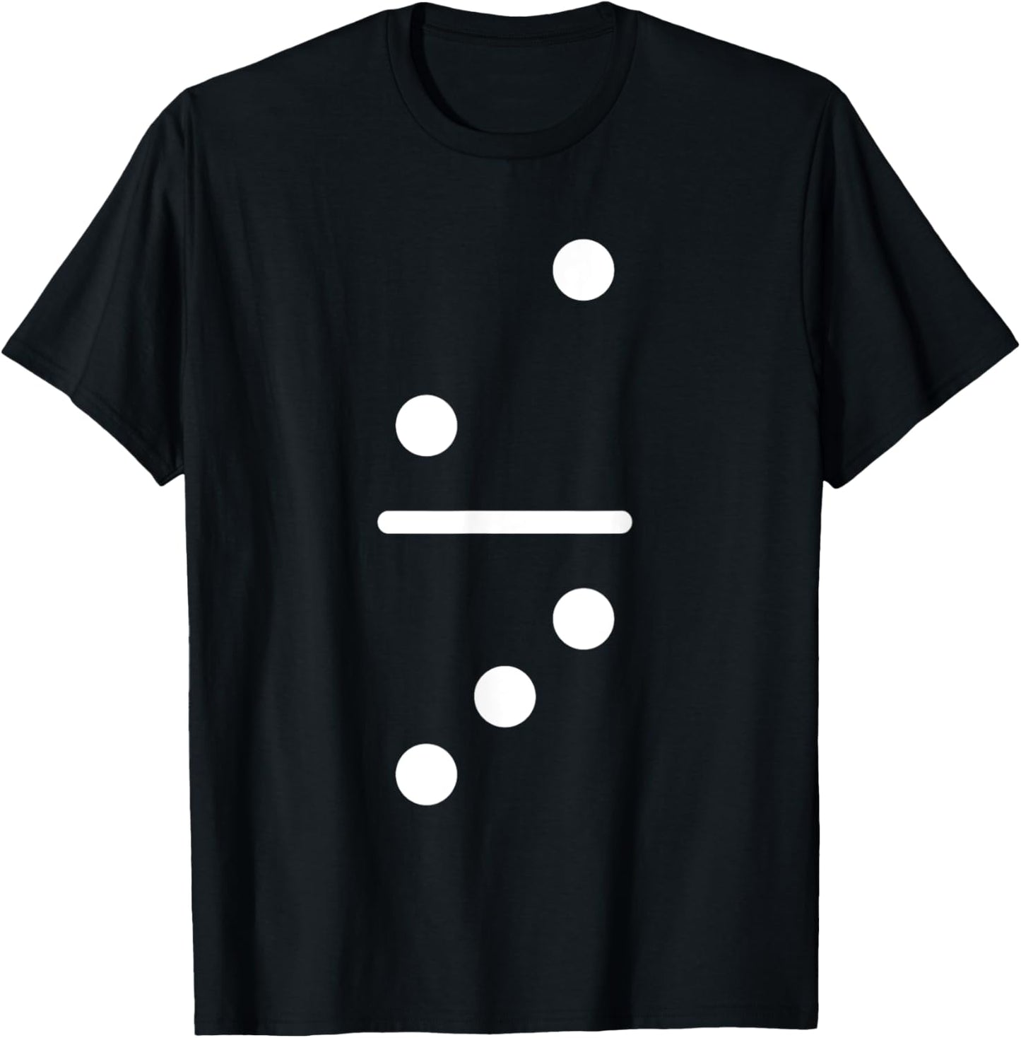 Domino Game 2 3 Dots Matching Halloween Group Costume T-Shirt - T-Shirt | Black