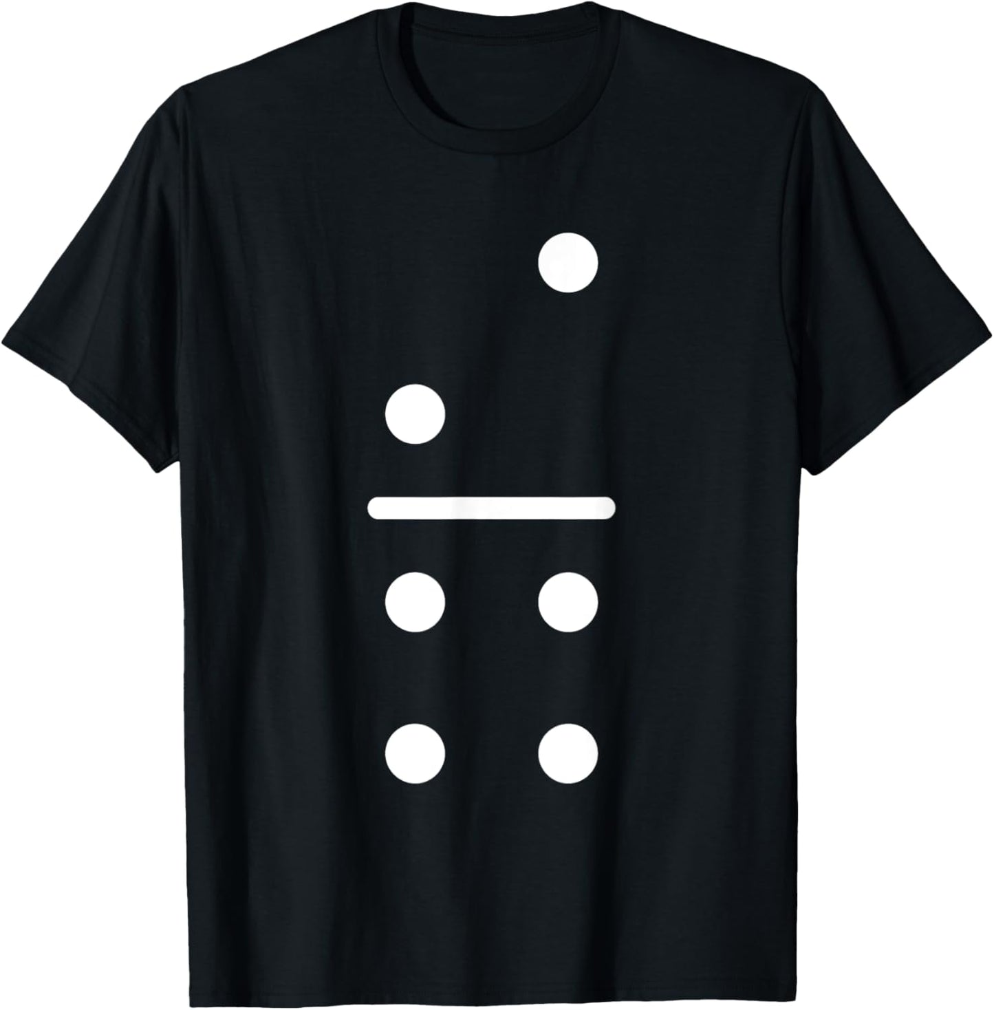 Domino Game 2 4 Dots Matching Halloween Group Costume T-Shirt - T-Shirt | Black