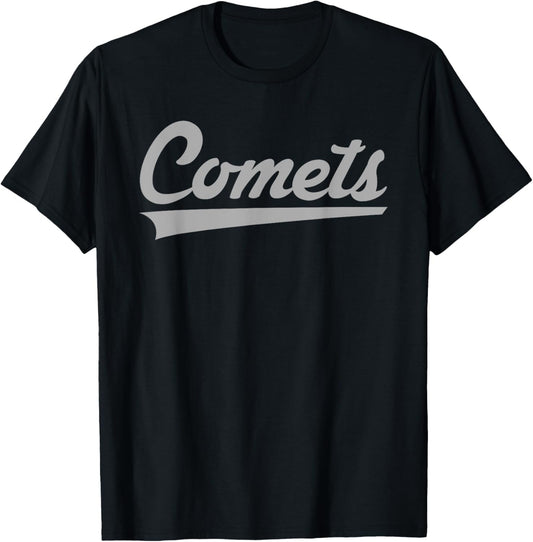 Carthage Comets Vintage Swoosh T-Shirt - T-Shirt | Black
