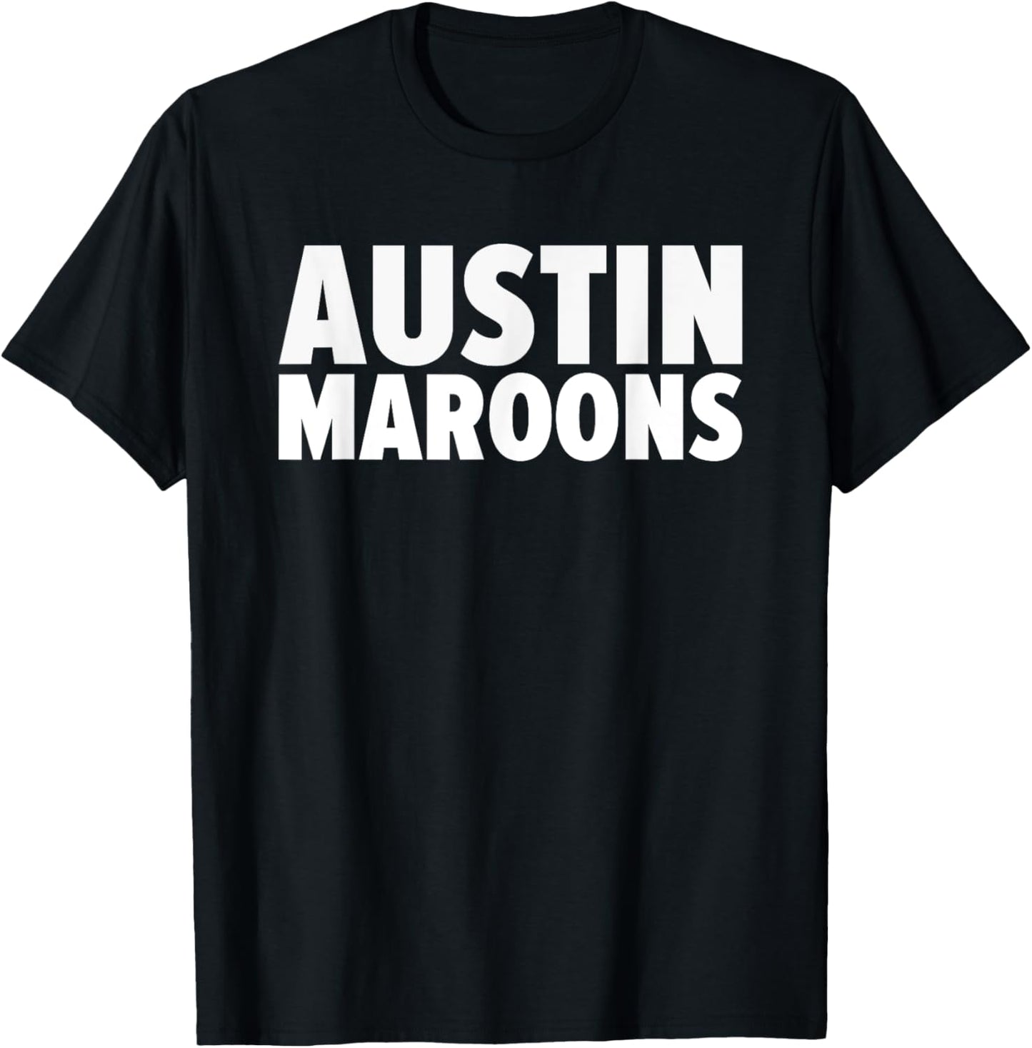 Austin Maroons Bold T-Shirt - T-Shirt | Black