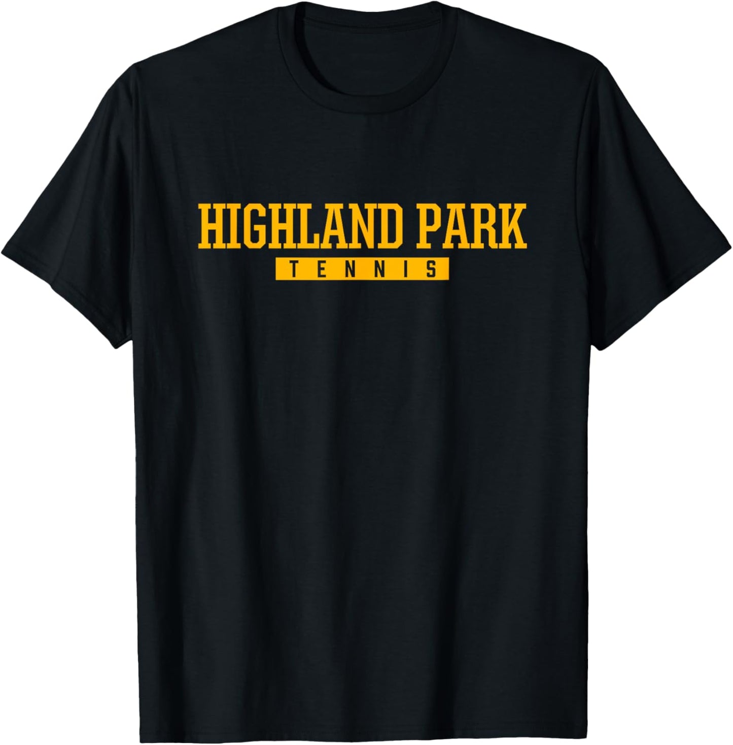 Highland Park High School Tennis T-Shirt - T-Shirt | Black