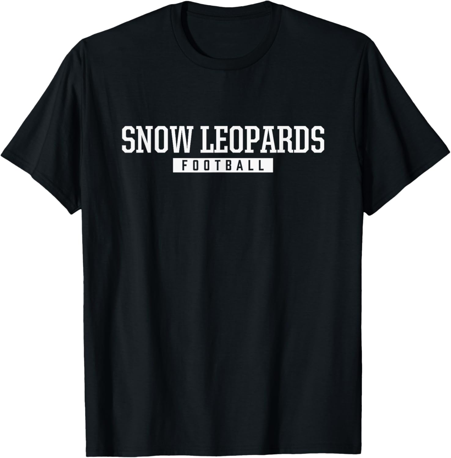 Arnold Snow Leopards Football HS T-Shirt - T-Shirt | Black