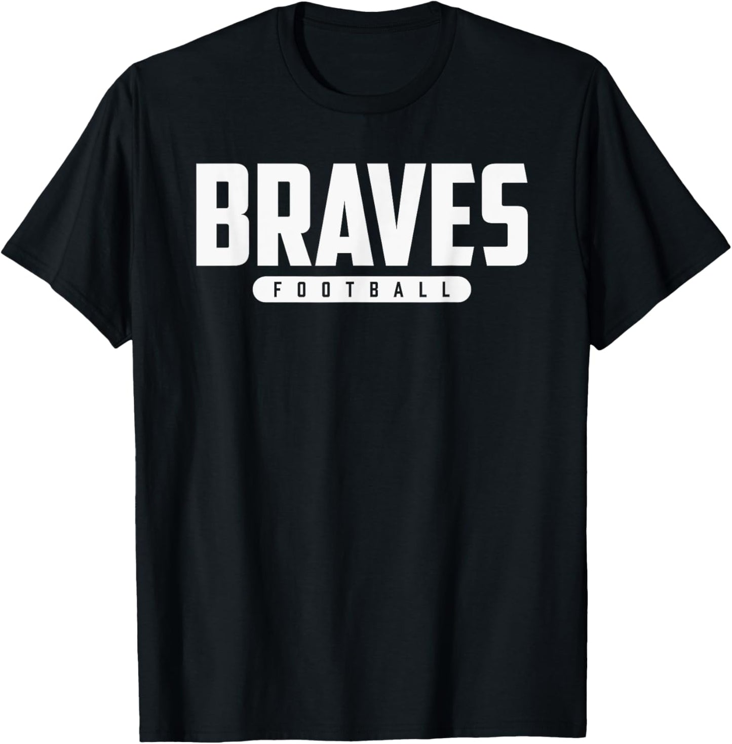 Tecumseh Braves Football T-Shirt - T-Shirt | Black