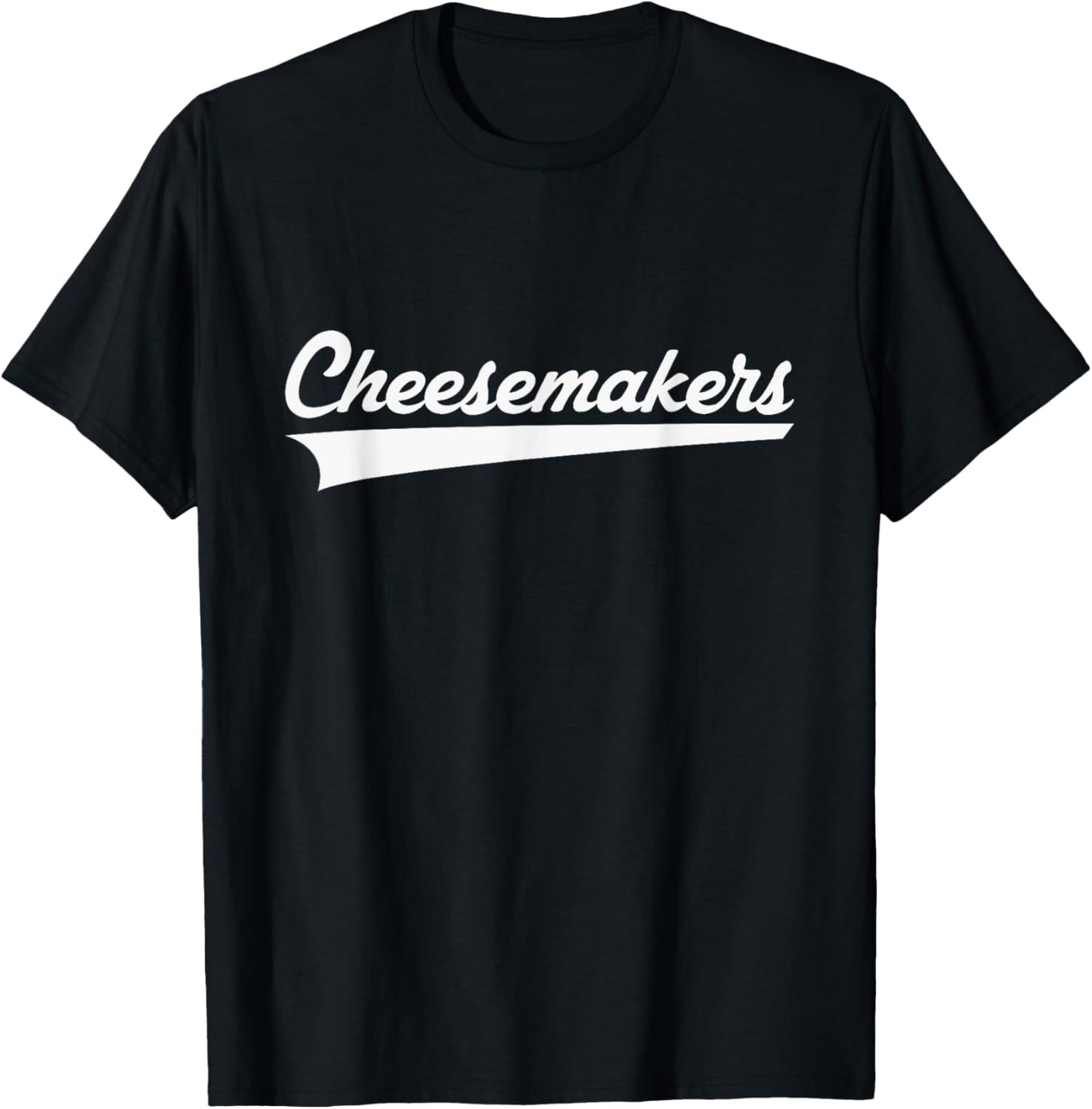 Monroe Cheesemakers Vintage Swoosh T-Shirt - T-Shirt | Black