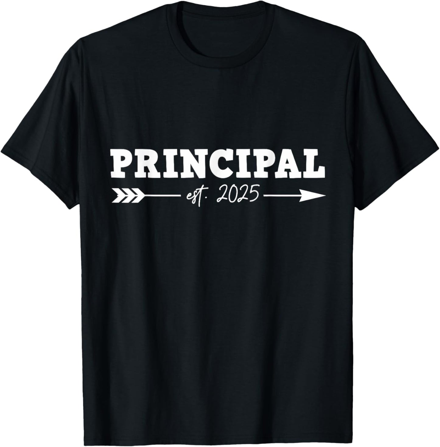 Cute Est. 2025 New Principal T-Shirt - T-Shirt | Black