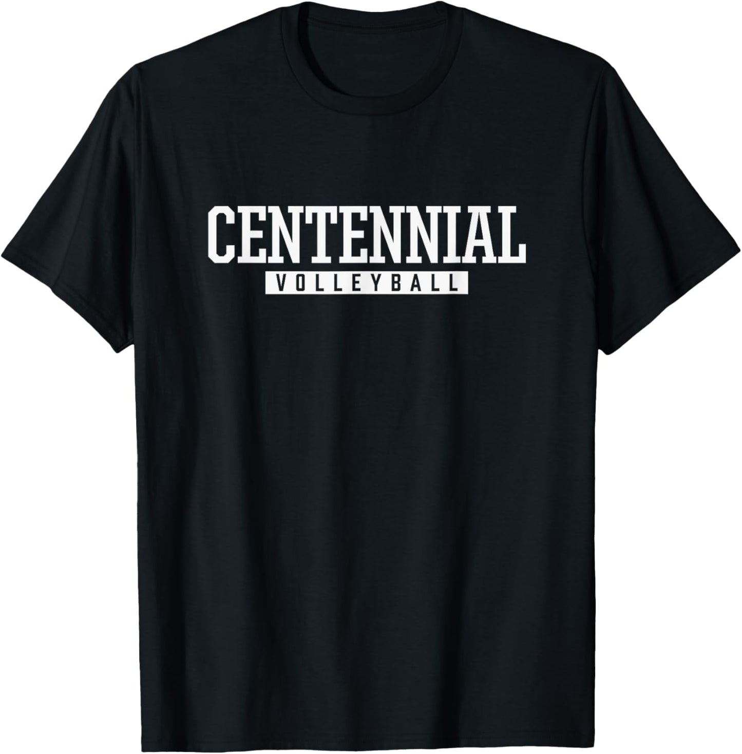 Centennial High School Volleyball T-Shirt - T-Shirt | Black