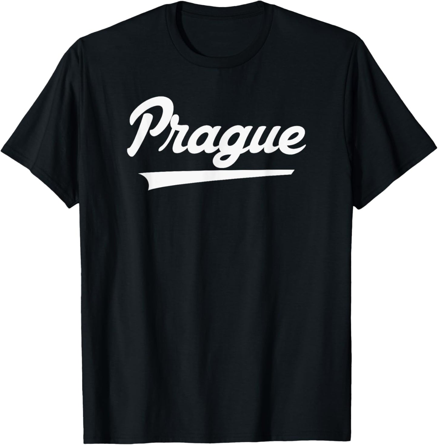 Prague High School Vintage Swoosh T-Shirt - T-Shirt | Black