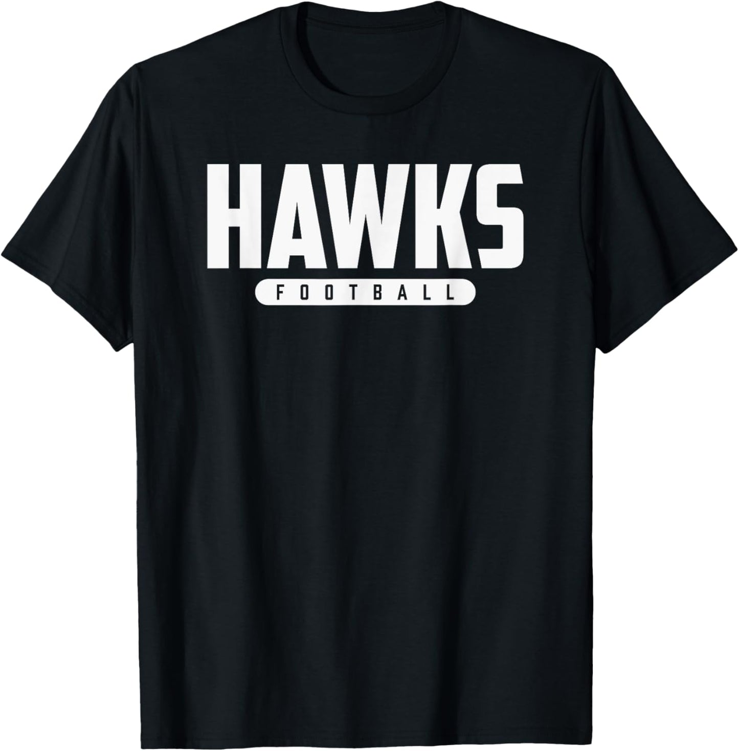 Haddon Township Hawks Football T-Shirt - T-Shirt | Black