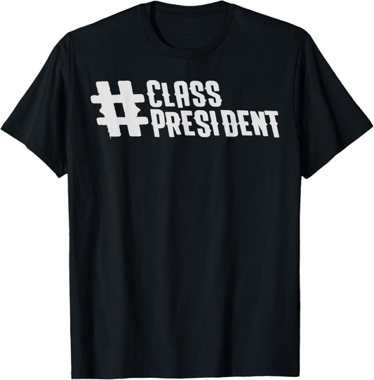Class President Vote Me School Student Council T-Shirt - T-Shirt | Black