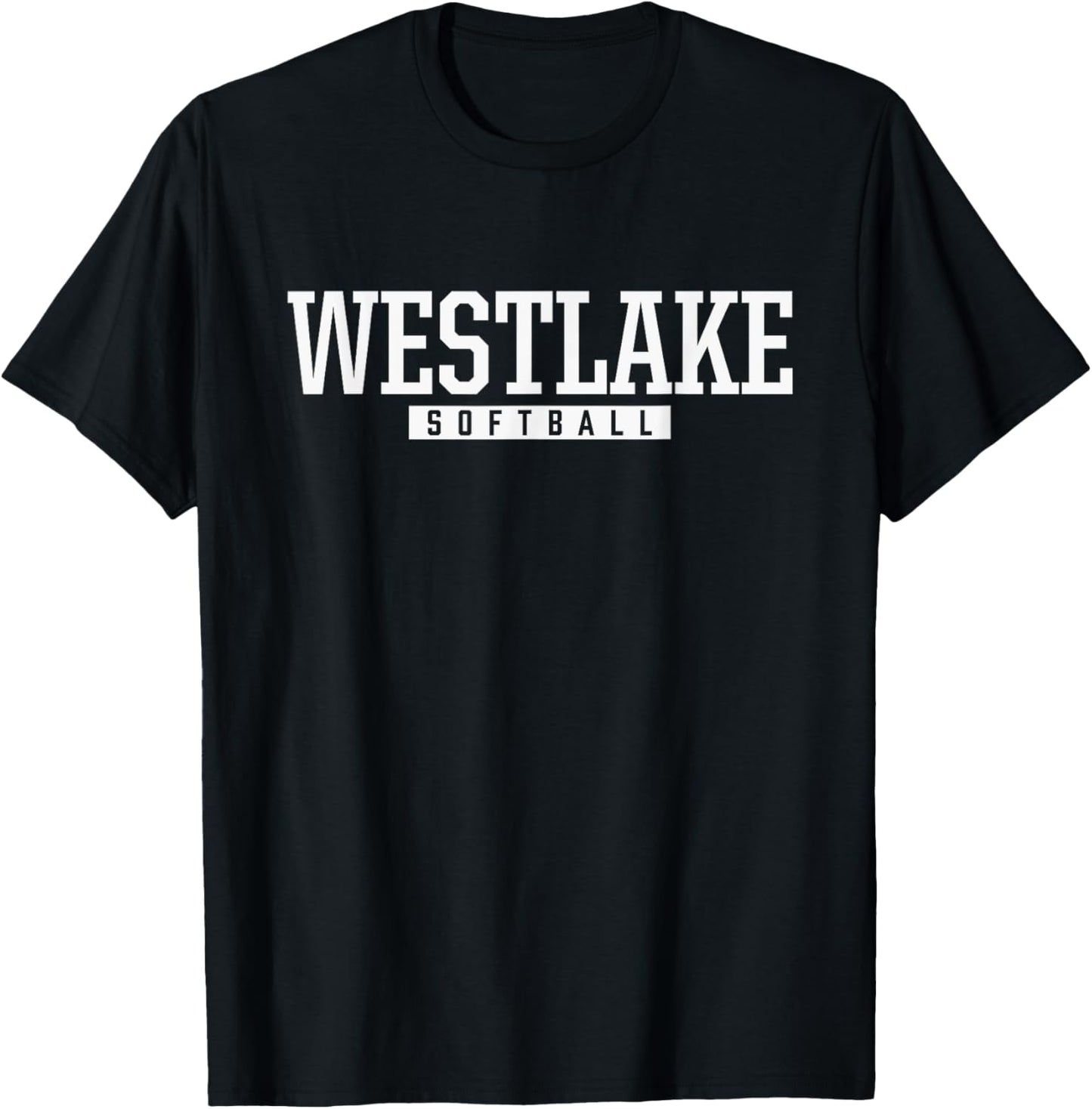 Westlake High School Softball T-Shirt - T-Shirt | Black