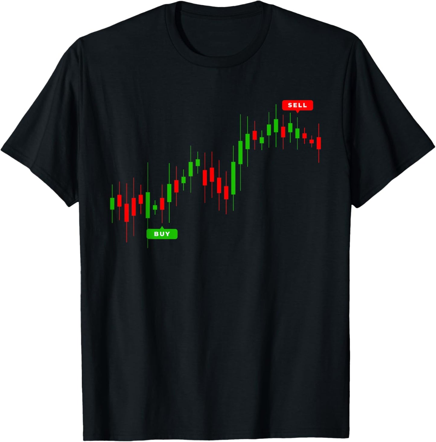 Cool Stock Trading Art Women Day Trader Stock Market T-Shirt - T-Shirt | Black