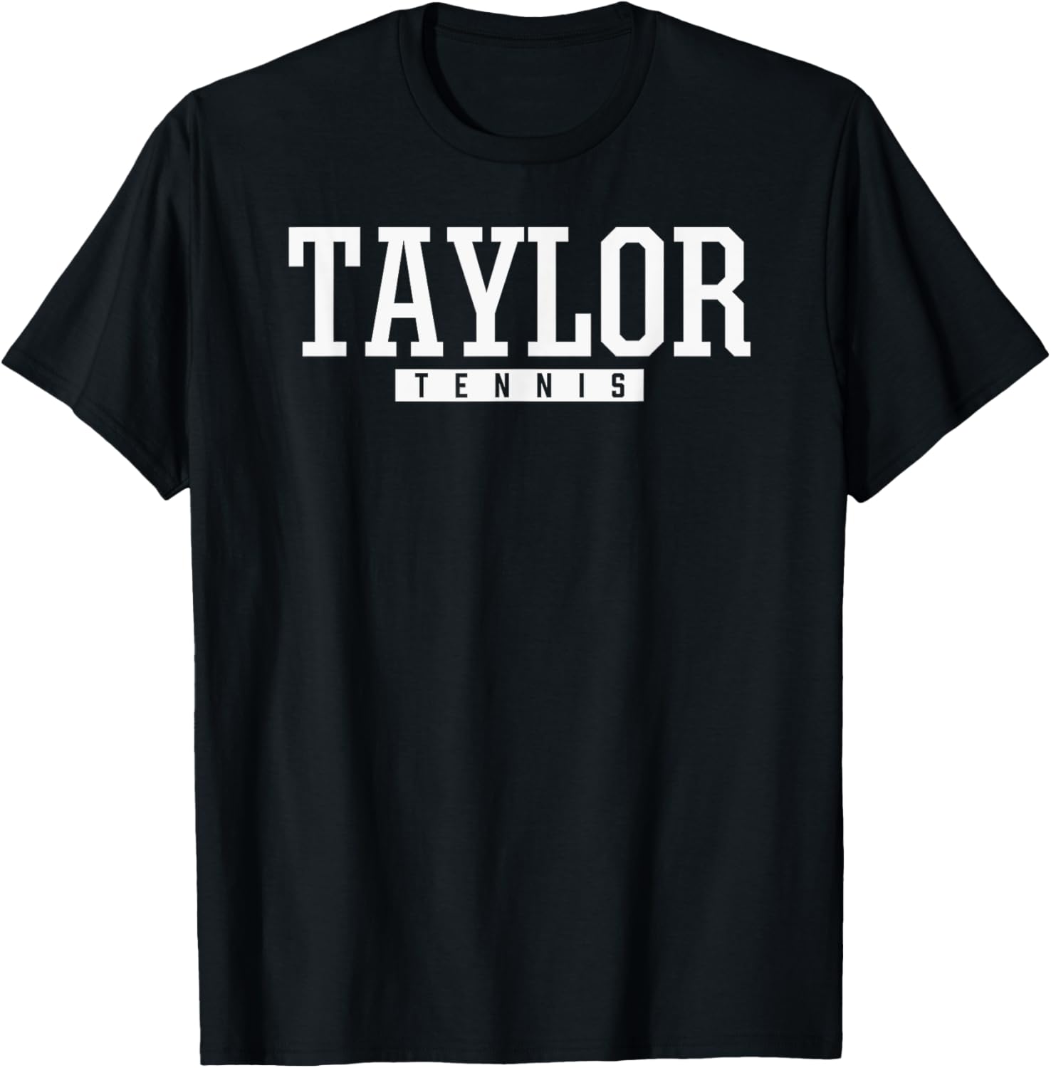 Taylor High School Tennis T-Shirt - T-Shirt | Black
